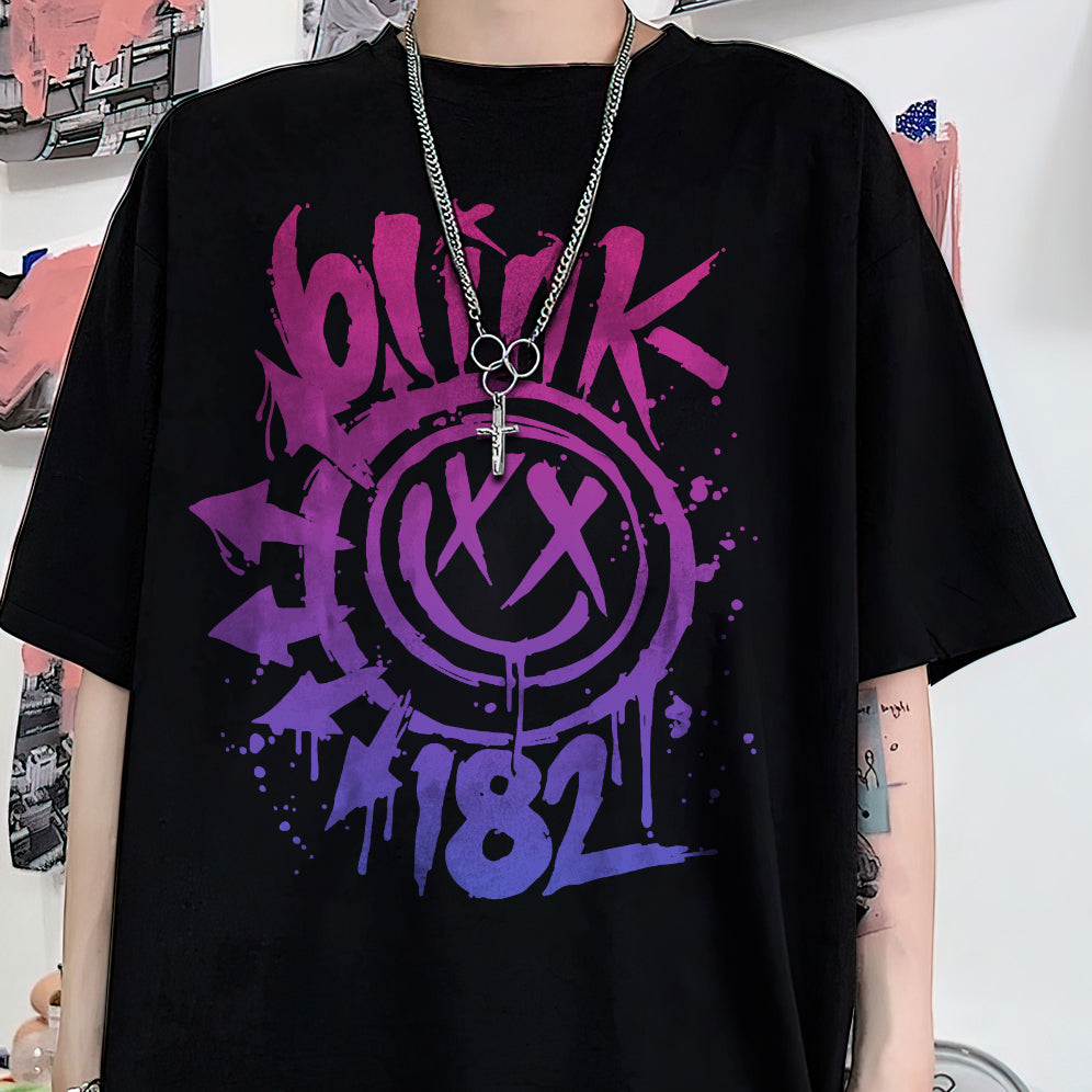 Blink 182 Shirt, Blink 182 Rock Shirt, Vintage Band Shirt, Smile Face Shirt V2, Vintage Smile Tee, Blink 182 Band Tee, Vintage Style, Blink 182 Rock Shirt