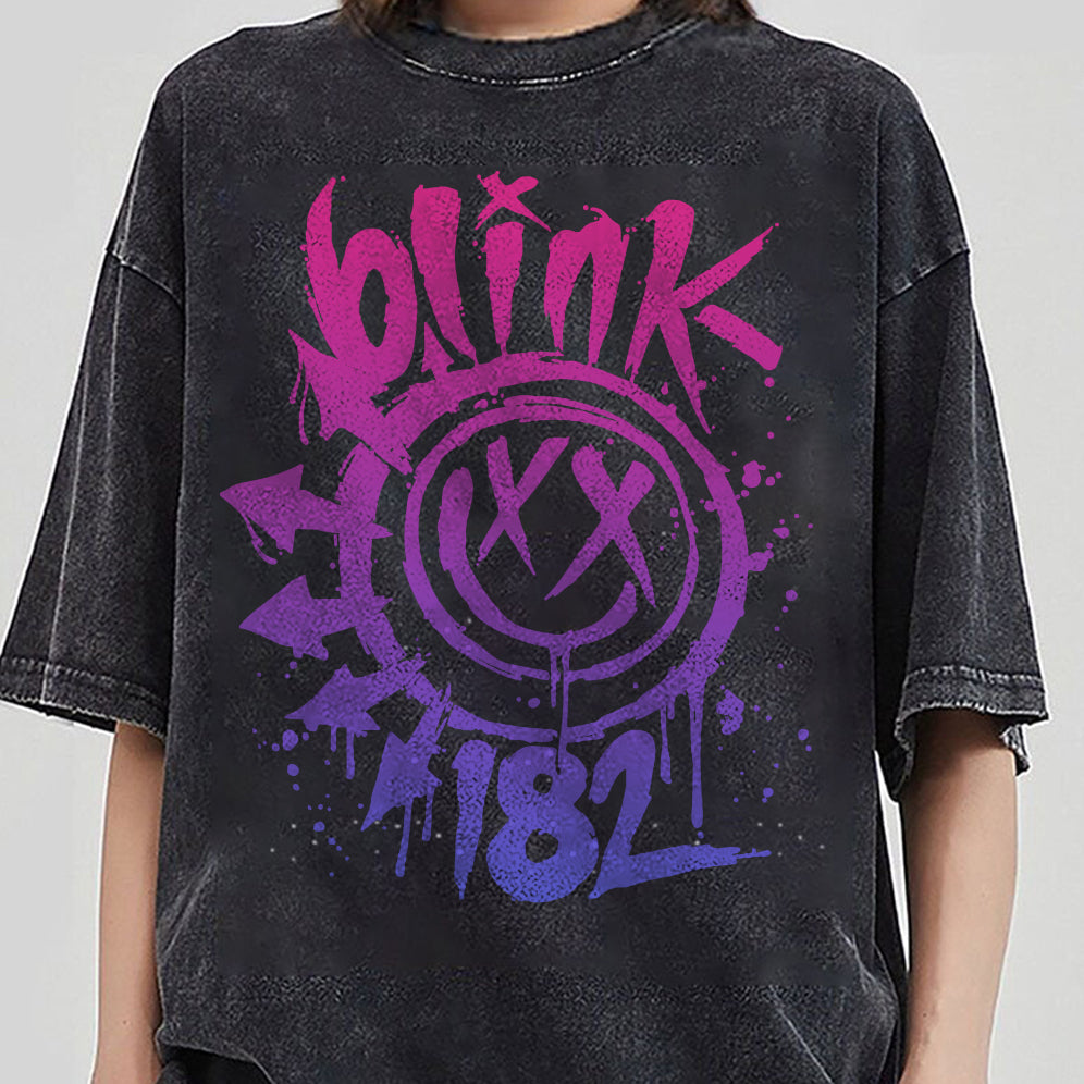 Blink 182 Shirt, Blink 182 Rock Shirt, Vintage Band Shirt, Smile Face Shirt V2, Vintage Smile Tee, Blink 182 Band Tee, Vintage Style, Blink 182 Rock Shirt