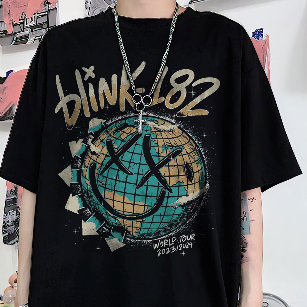 Blink 182 Shirt, Blink 182 Rock Shirt, Vintage Band Shirt, Smile Face Shirt, Vintage Smile Tee, Blink 182 Band Tee, Vintage Style, Blink 182 Rock Shirt