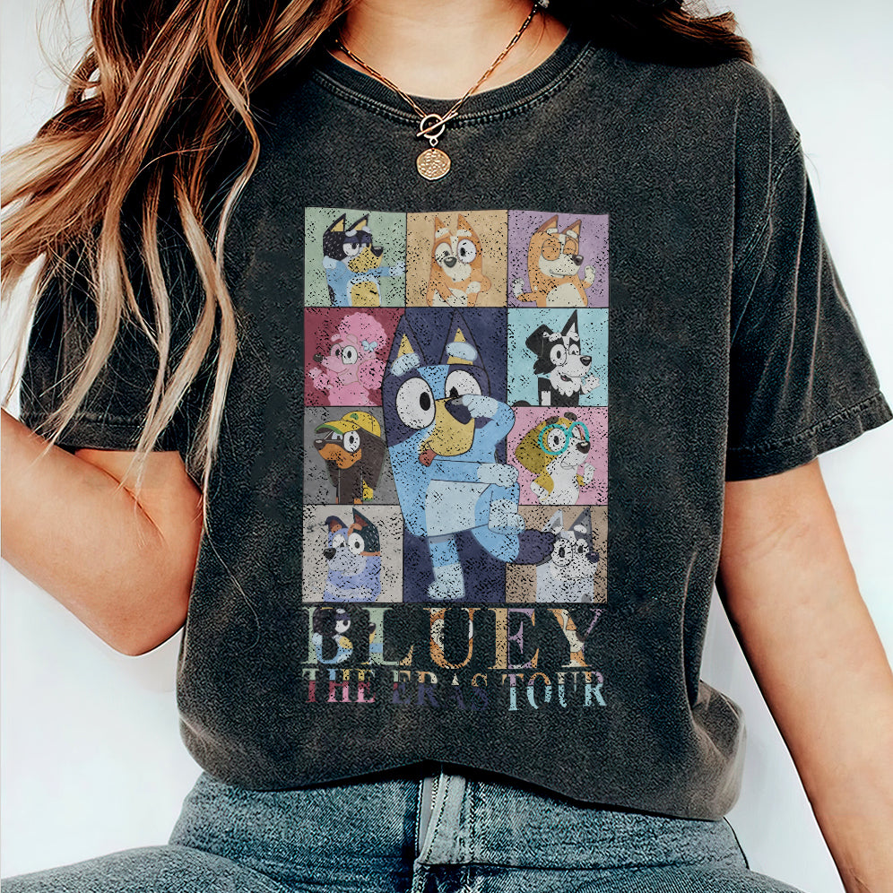 Blue Dog Eras Tour Shirt, Midnights Blue Dog Friends Shirt, Blue The Eras Tour tshirt, Blue Family Shirt, Blue Dog Kids Birthday tshirt