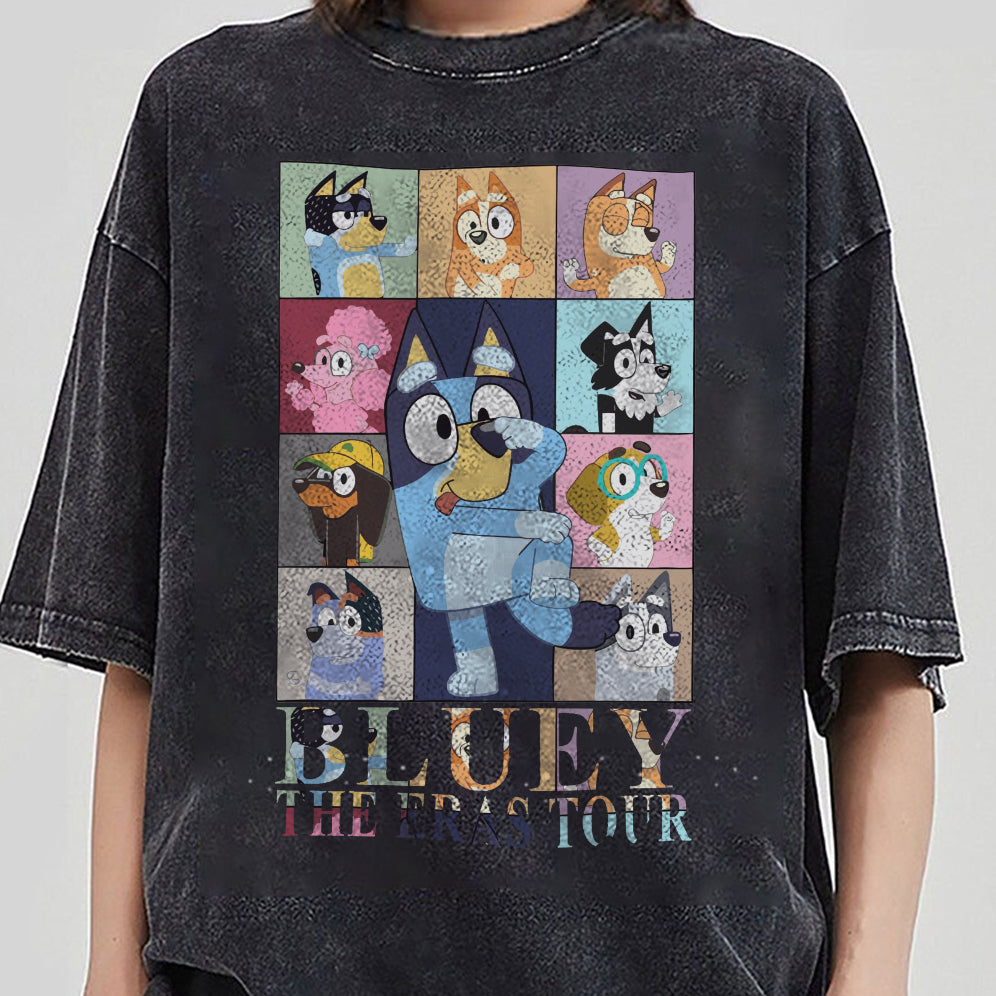 Blue Dog Eras Tour Shirt, Midnights Blue Dog Friends Shirt, Blue The Eras Tour tshirt, Blue Family Shirt, Blue Dog Kids Birthday tshirt