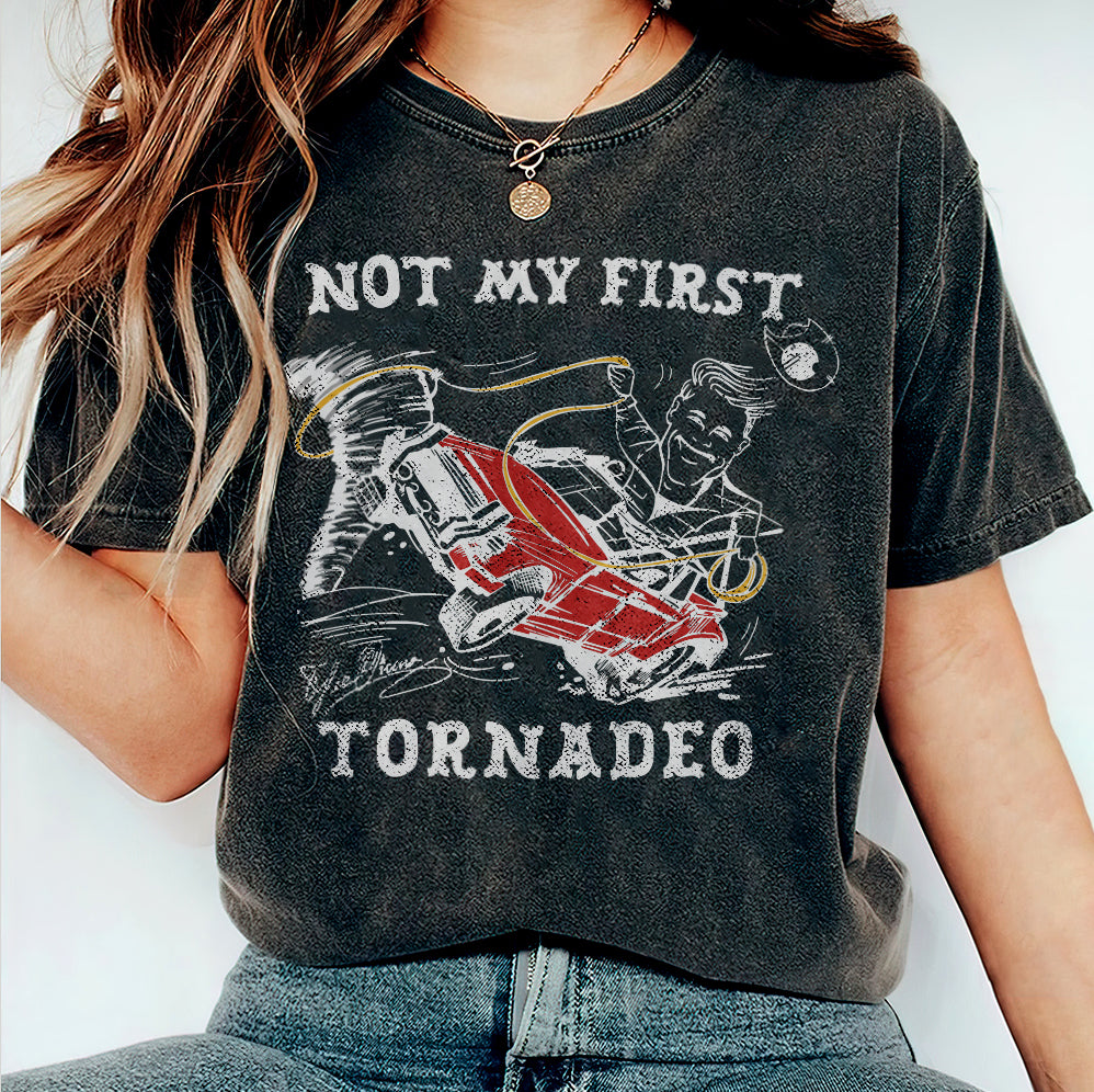 2 matBlvckstyle Not My First Tornado Shirt, Twisters With Glen Powell Retro Movie Poster Vintage Unisex Shirt, Trendy Shirt