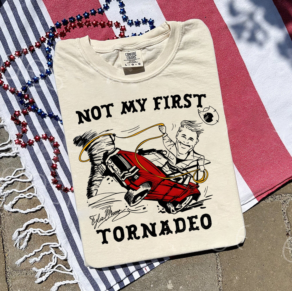 2 matBlvckstyle Not My First Tornado Shirt, Twisters With Glen Powell Retro Movie Poster Vintage Unisex Shirt, Trendy Shirt