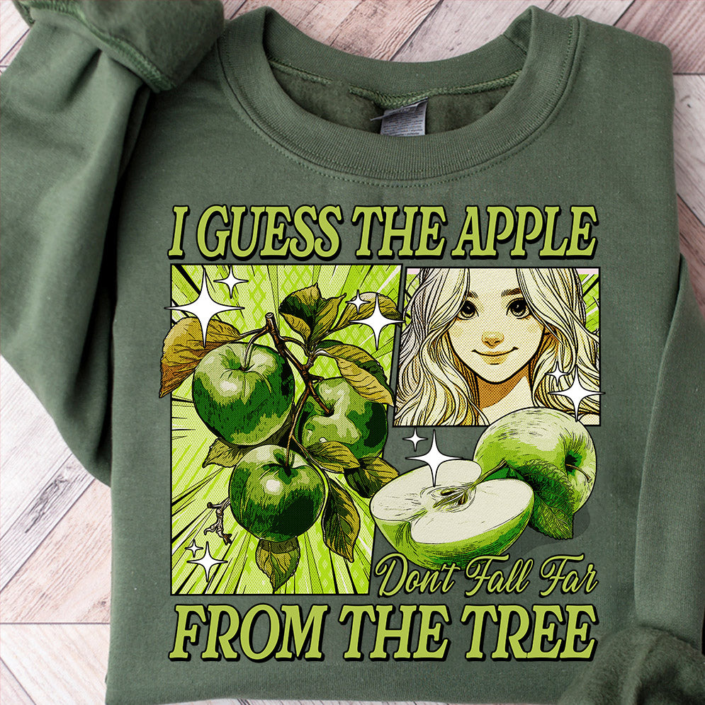 Brat Summer Shirt, Green Apple 90s Retro Girl Aesthetic, Brat Apple Music Lover Song Lyric