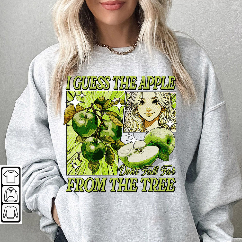 Brat Summer Shirt, Green Apple 90s Retro Girl Aesthetic, Brat Apple Music Lover Song Lyric