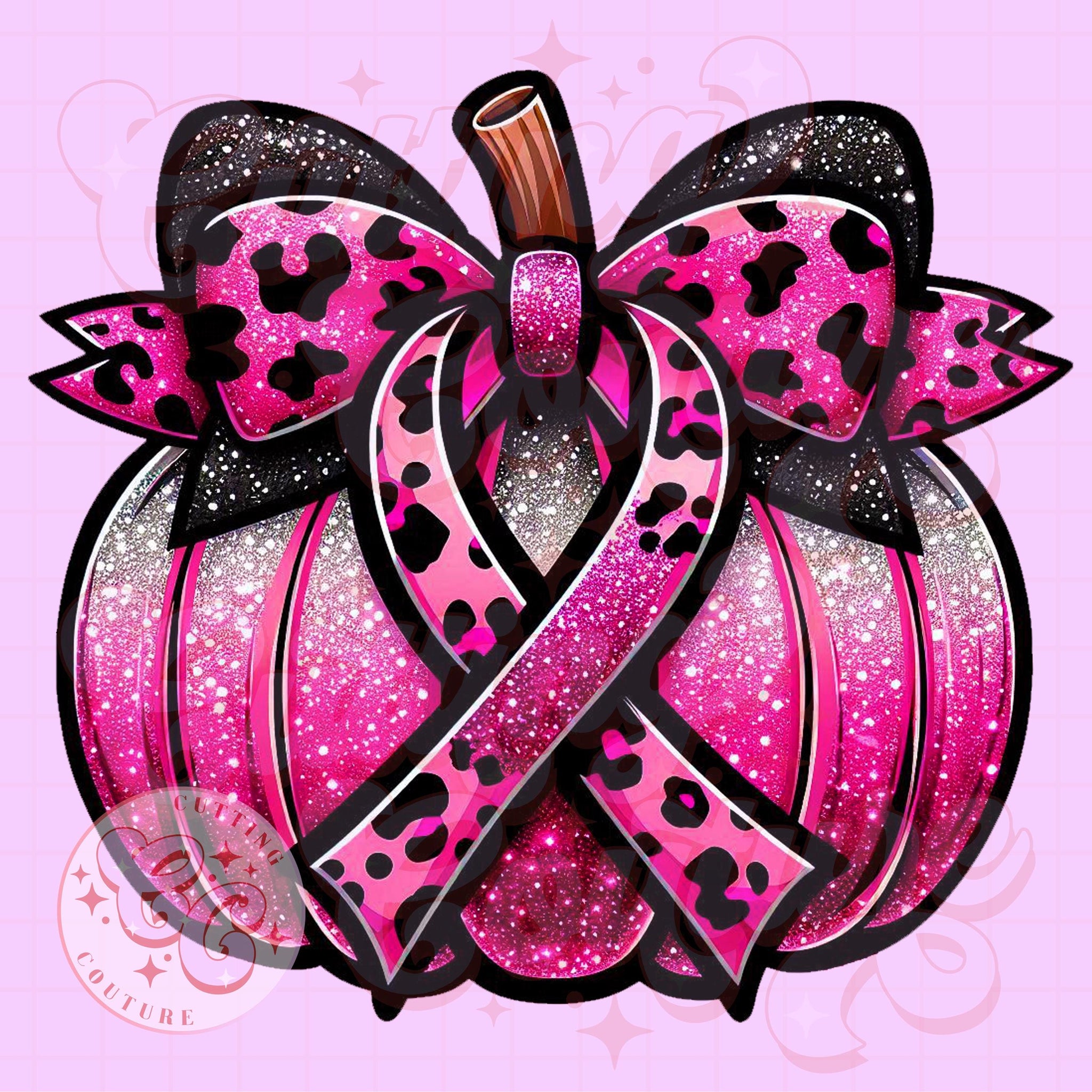 Breast Cancer Pumpkin Png, Fall Breast Cancer Png, Breast Cancer Ribbon Png, In October We Wear Pink Png, Halloween Breast Cancer Png #6 SCU