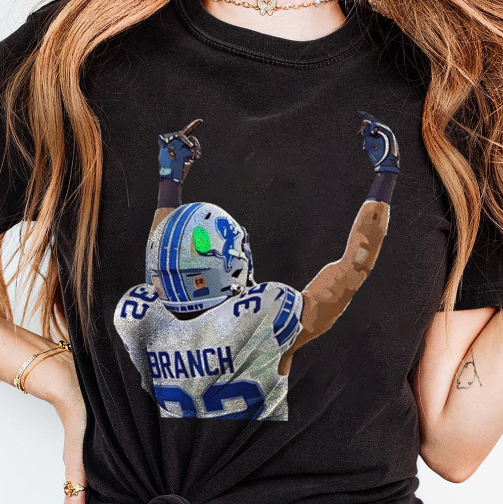 Brian Branch Middle Finger Shirt, Sweatshirt, Hoodie, High-Quality Vintage-Inspired Design, Perfect Gift for Lions Fans, Detroit Football