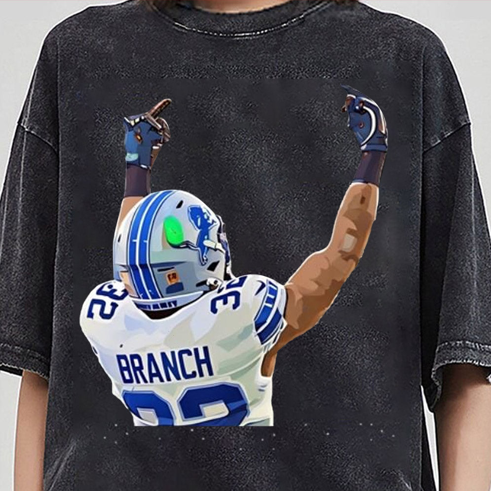 Brian Branch Middle Finger Shirt, Sweatshirt, Hoodie, High-Quality Vintage-Inspired Design, Perfect Gift for Lions Fans, Detroit Football