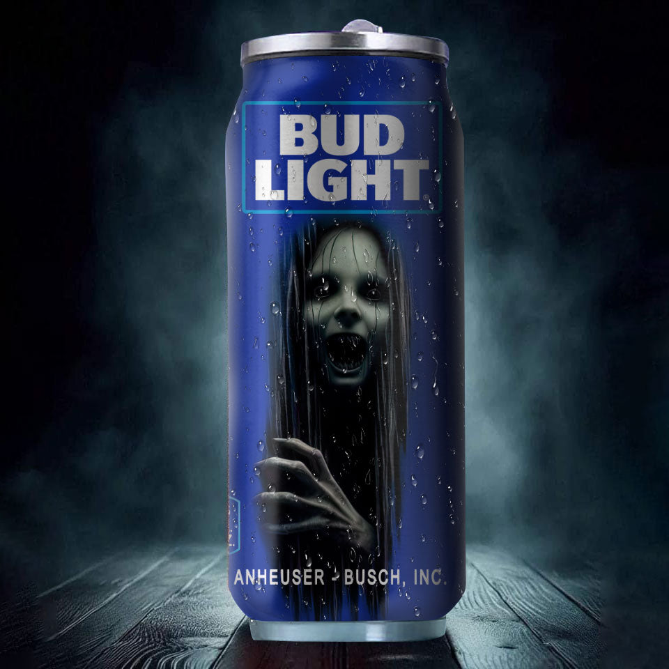 Bud Light Horror Character Halloween Insulated Tumbler Stainless Steel Water - 16Oz 133799_parent tumb1