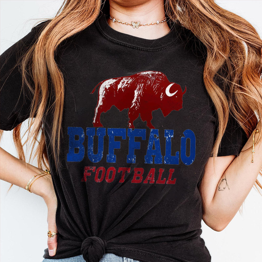 Buffalo Football Vintage Sweatshirt, Retro Buffalo Football Crewneck, Buffalo Bills Football Shirt, Bills Football Gift