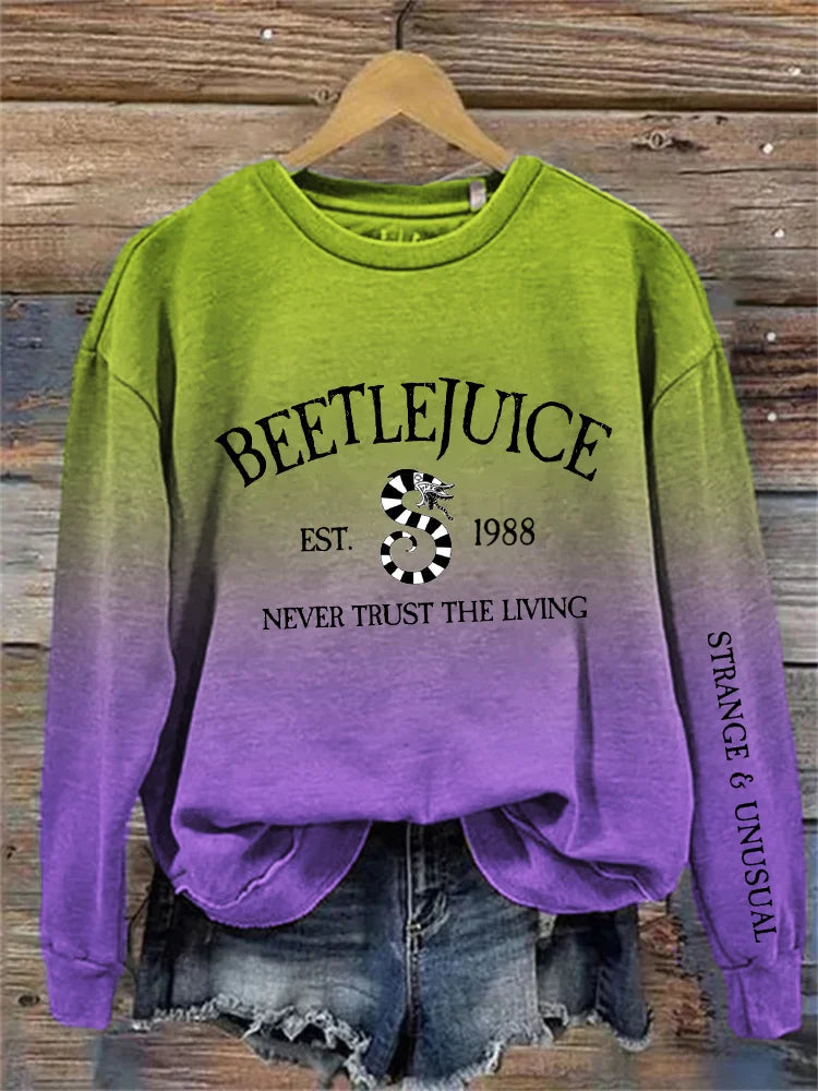 Beetlejuice Shirt, 3D Horror Movie Shirt, Beetlejuice 1988 Movie T-Shirt, Vintage Halloween Movie Shirt, Beetlejuice Gift, Halloween Party, HLWQT 2