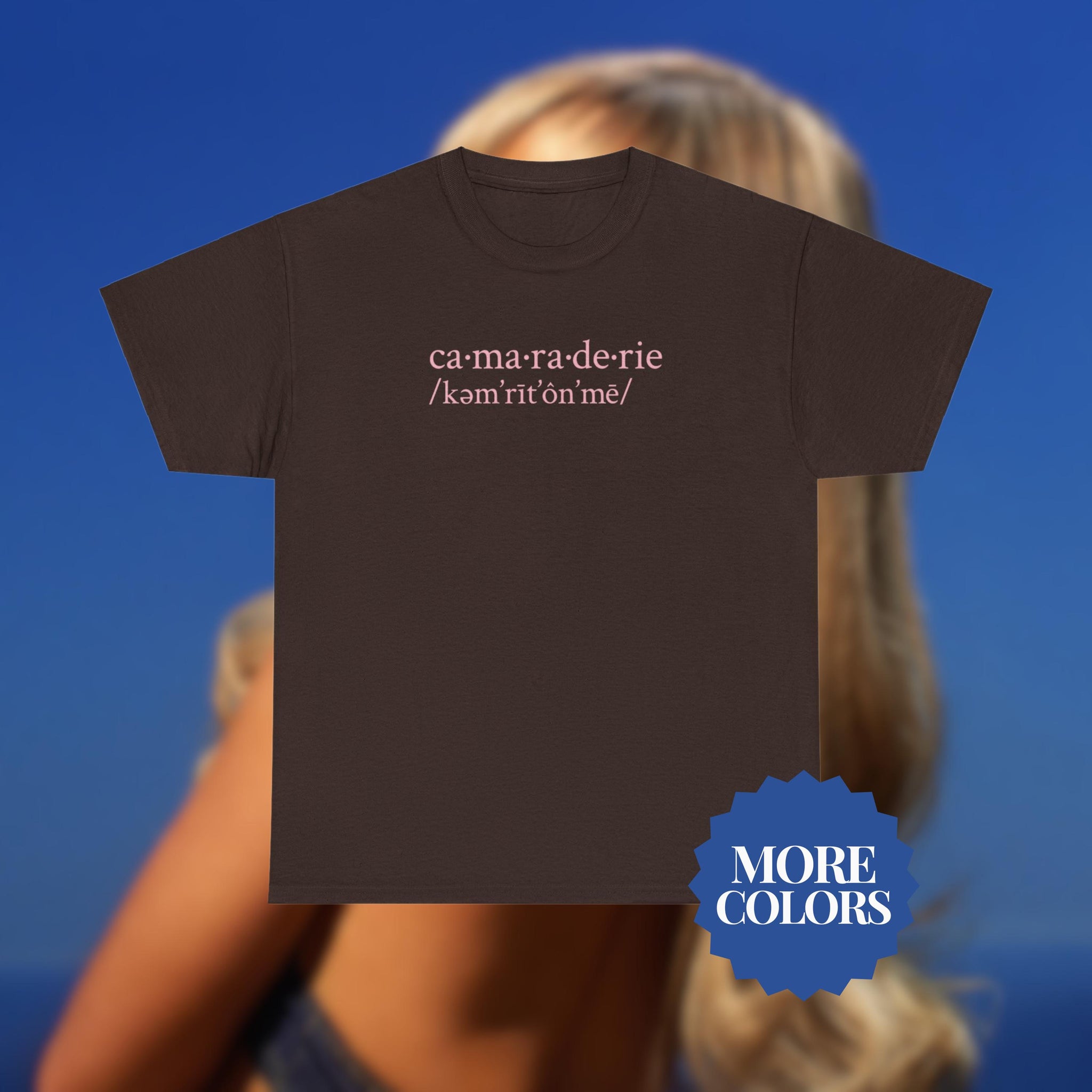 Camaraderie Tshirt, Bed Chem Sabrina Shirt, Short n' Sweet Tour Merch, Sabrina Fan Gift TMC