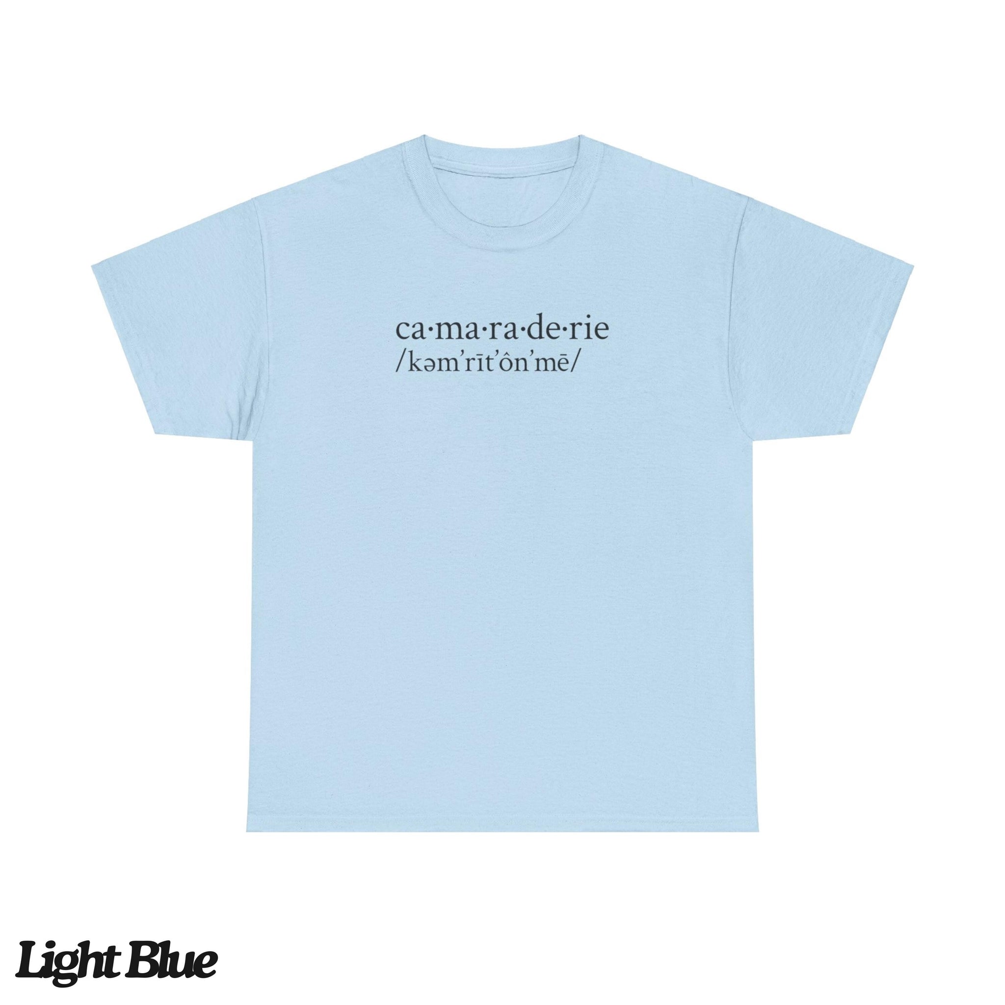 Camaraderie Tshirt, Bed Chem Sabrina Shirt, Short n' Sweet Tour Merch, Sabrina Fan Gift TMC