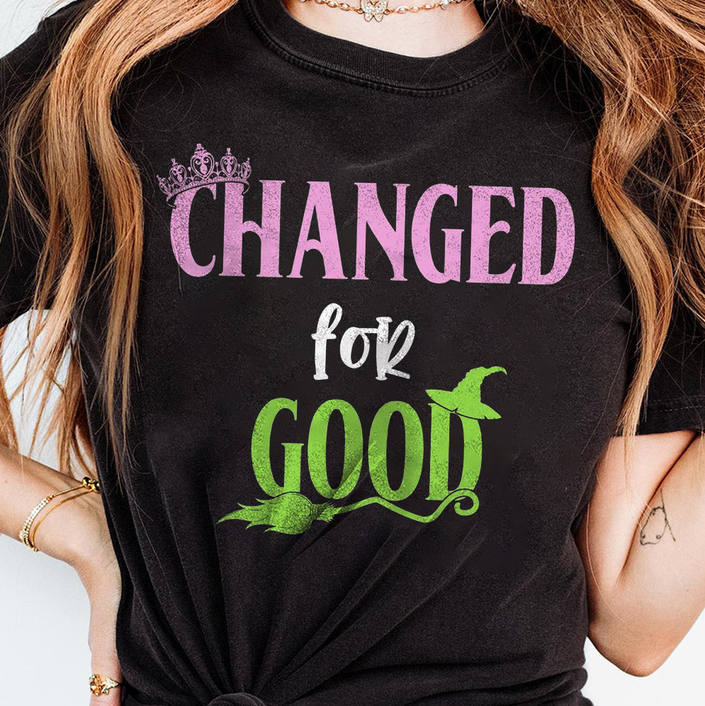 Changed For Good Vintage T-Shirt, Musical Wicked Shirt, Wicked Shirt, Music Lovers Shirt, Halloween Shirt, Witch Shirt, Stephen Schwartz