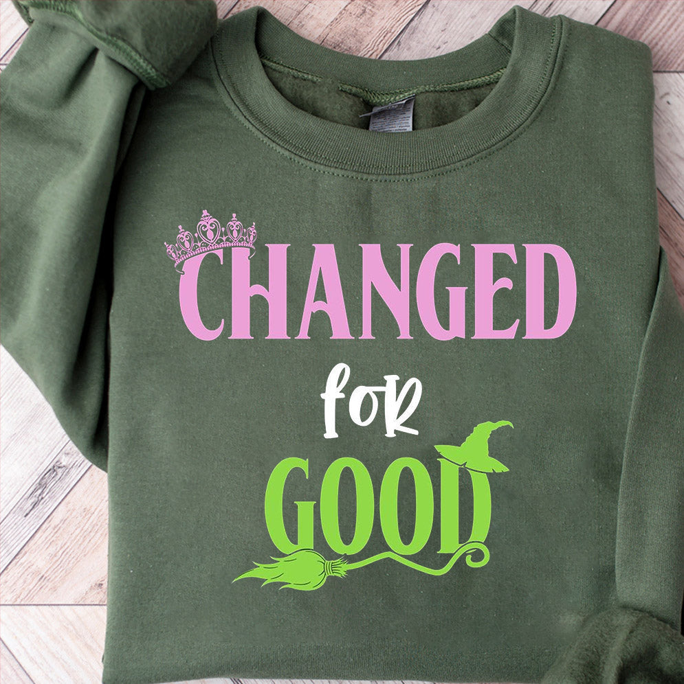 Changed For Good Vintage T-Shirt, Musical Wicked Shirt, Wicked Shirt, Music Lovers Shirt, Halloween Shirt, Witch Shirt, Stephen Schwartz