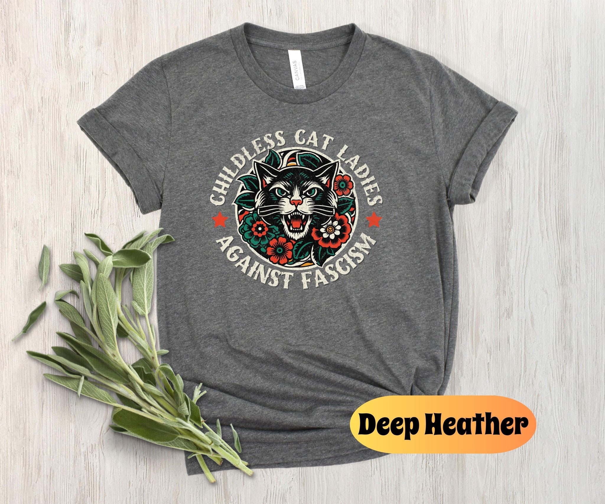 Childless Cat Lady Harris 2024 Shirt, Childless Cat Ladies, Against Fascism, Feminist Shirt, Vote Blue 2024, Anti Fascism Tshirt, Kamala Tee  TD2907N 03