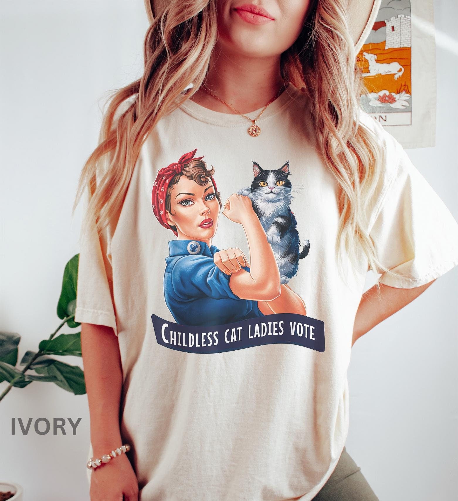 Childless Cat Lady shirt, Childless Cat Ladies, Vote 2024, Feminist Shirt, Anti Republican t-shirt, Pro choice, liberal, fight for democracy  TD2907N 05