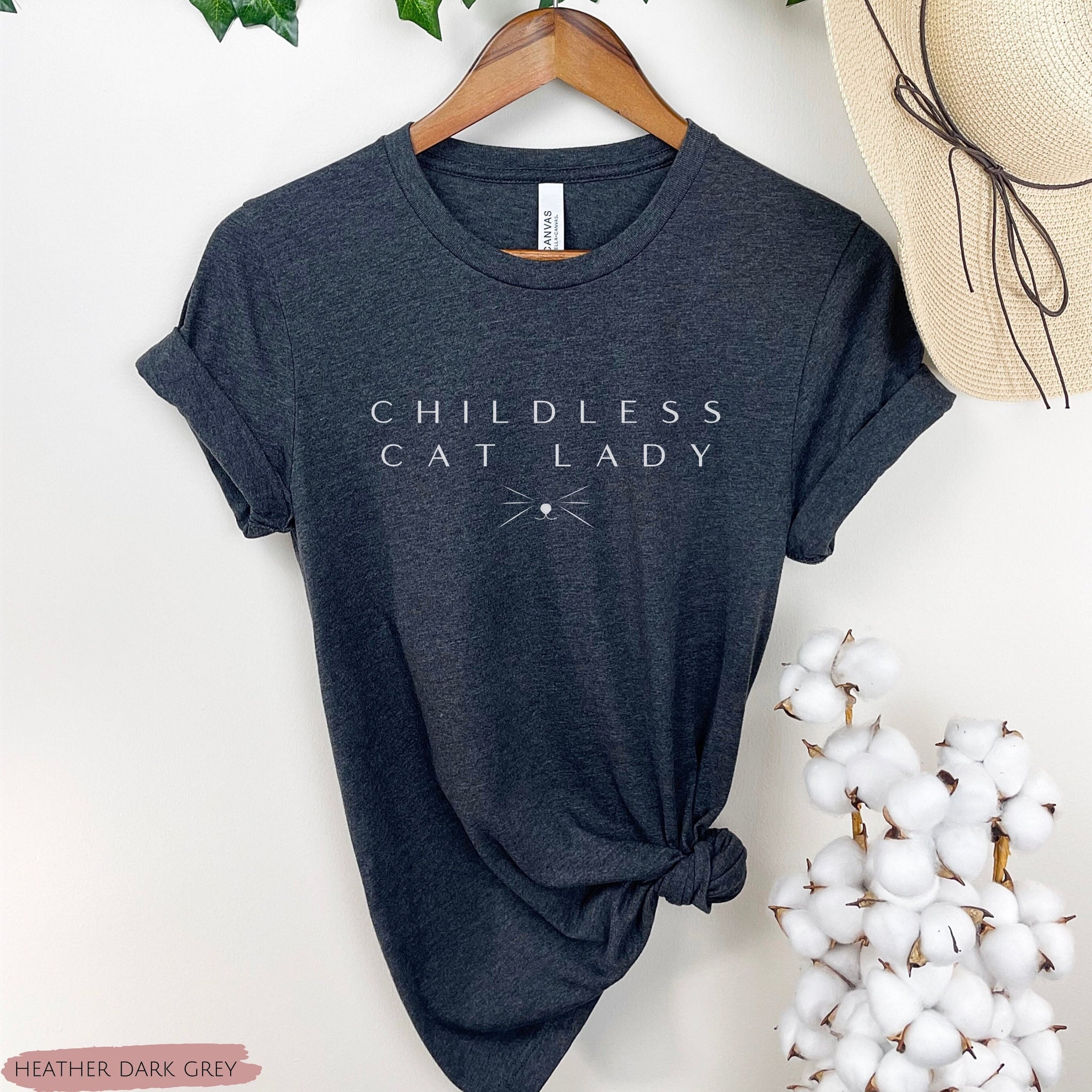 Childless Cat Lady Tshirt 2024 Election Political Shirts Harris 2024 TD2907 03