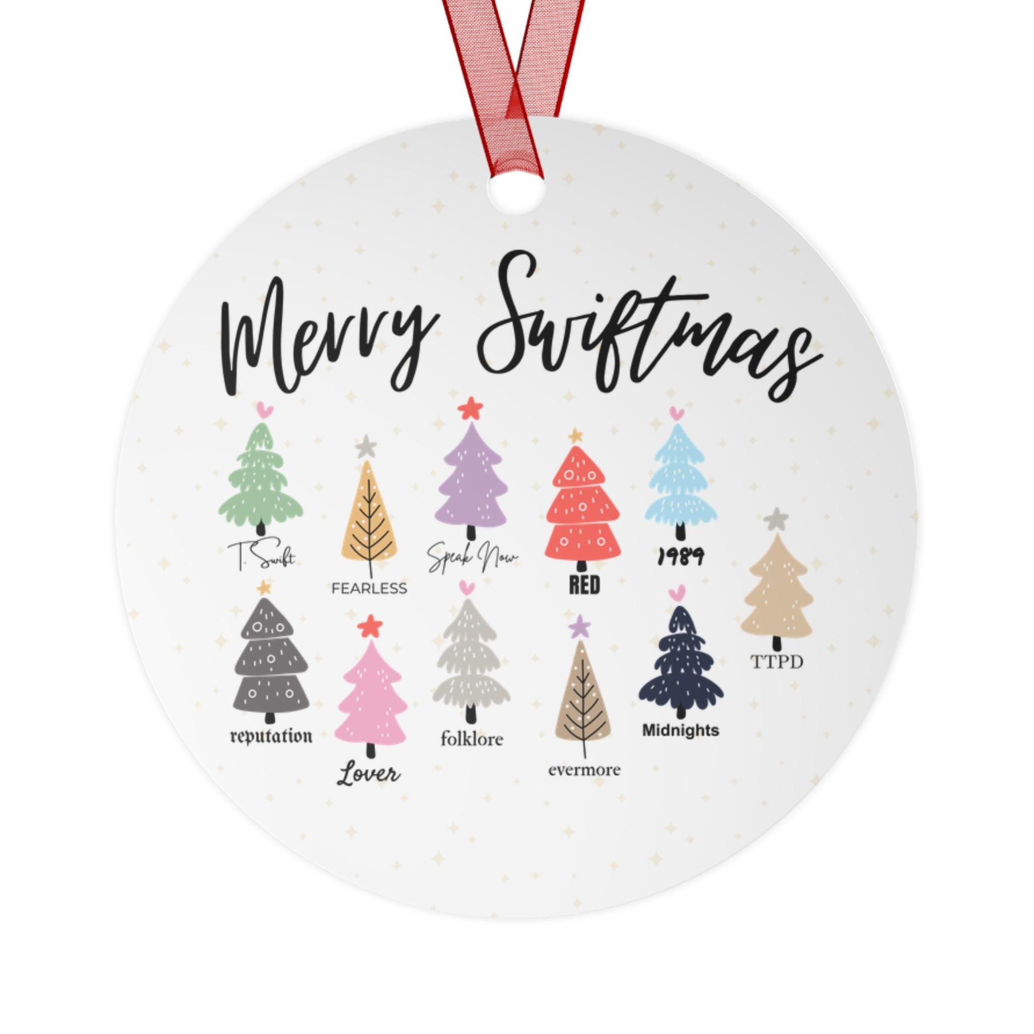 Christmas Ornament Swift, Taylor Album Merch, Eras Concert Ornament, Christmas Gift Swifty, Swift Xmas Gift, Swift Accessorie, TTPD, Taytay ORH1710T