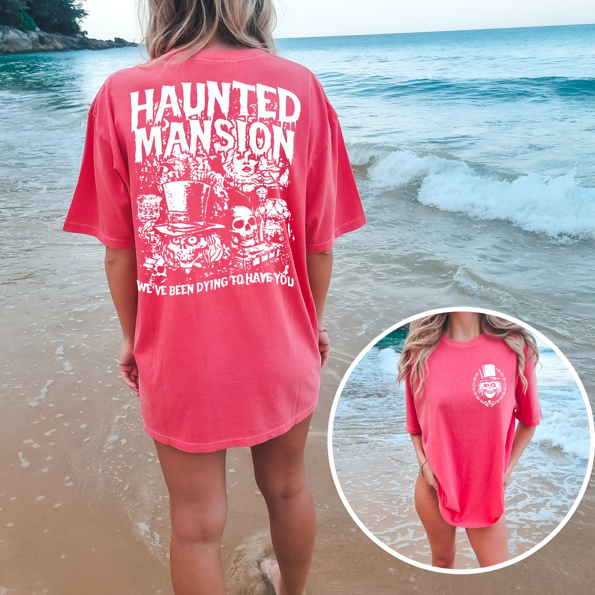 Vintage The Haunted Mansion Comfort Colors Shirt, Retro Halloween Shirt, Haunted Mansion Shirt, Halloween Matching Shirt