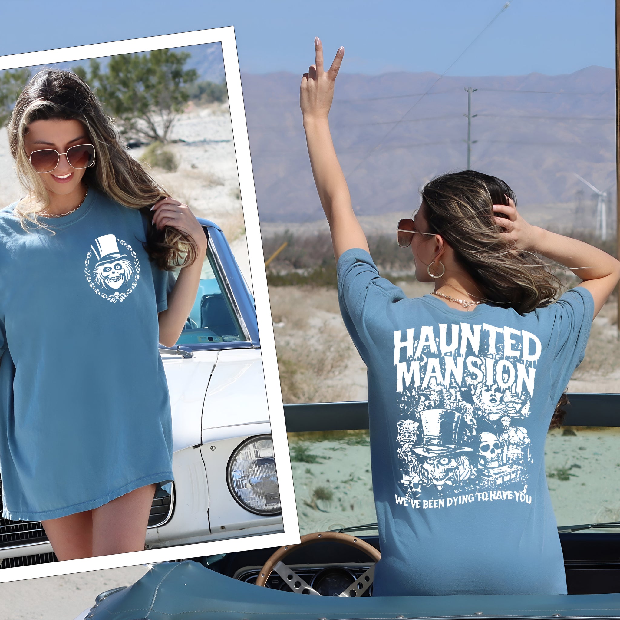 Vintage The Haunted Mansion Comfort Colors Shirt, Retro Halloween Shirt, Haunted Mansion Shirt, Halloween Matching Shirt