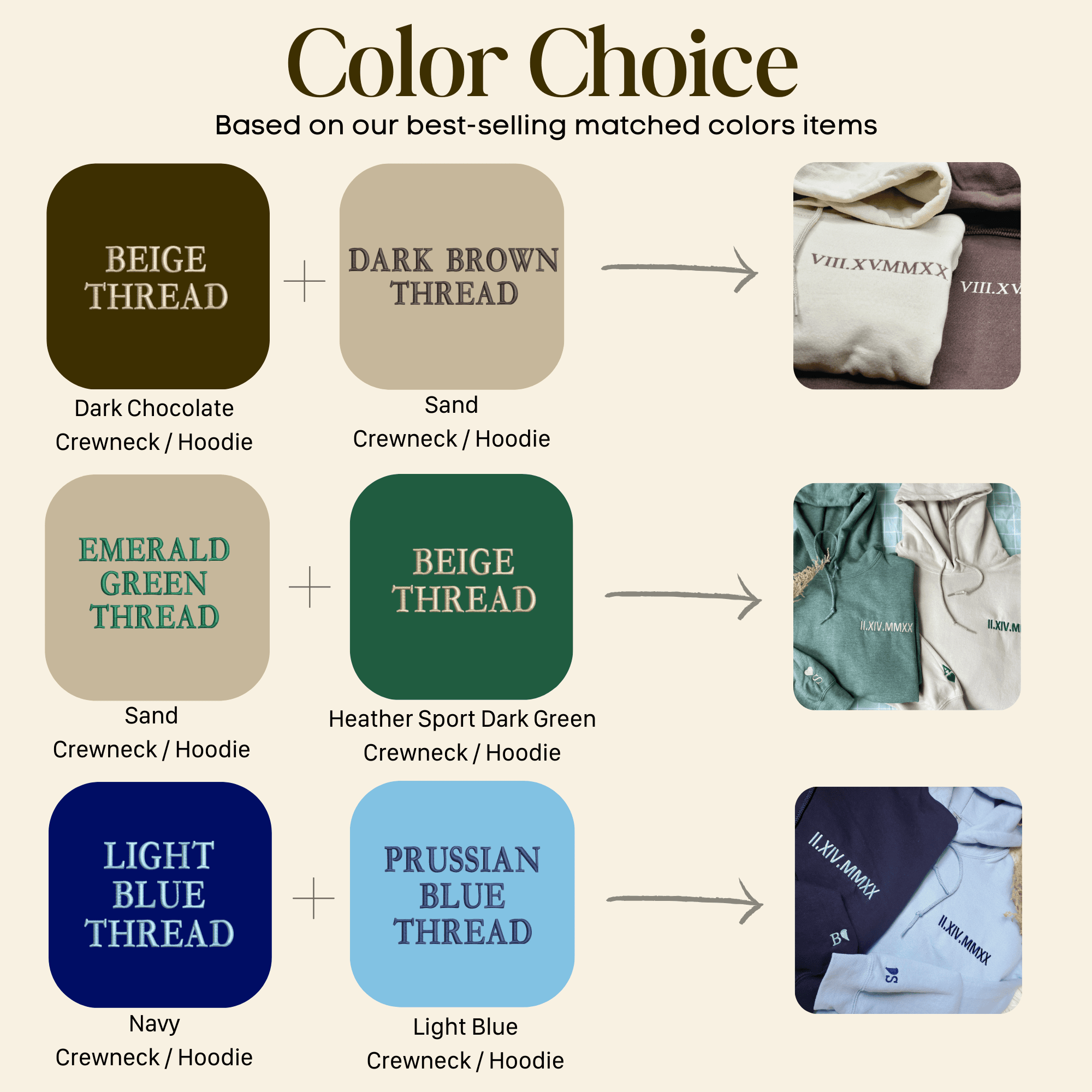 Roman Numeral Anniversary Hoodie, Roman Numeral Sweatshirt Embroidered em1