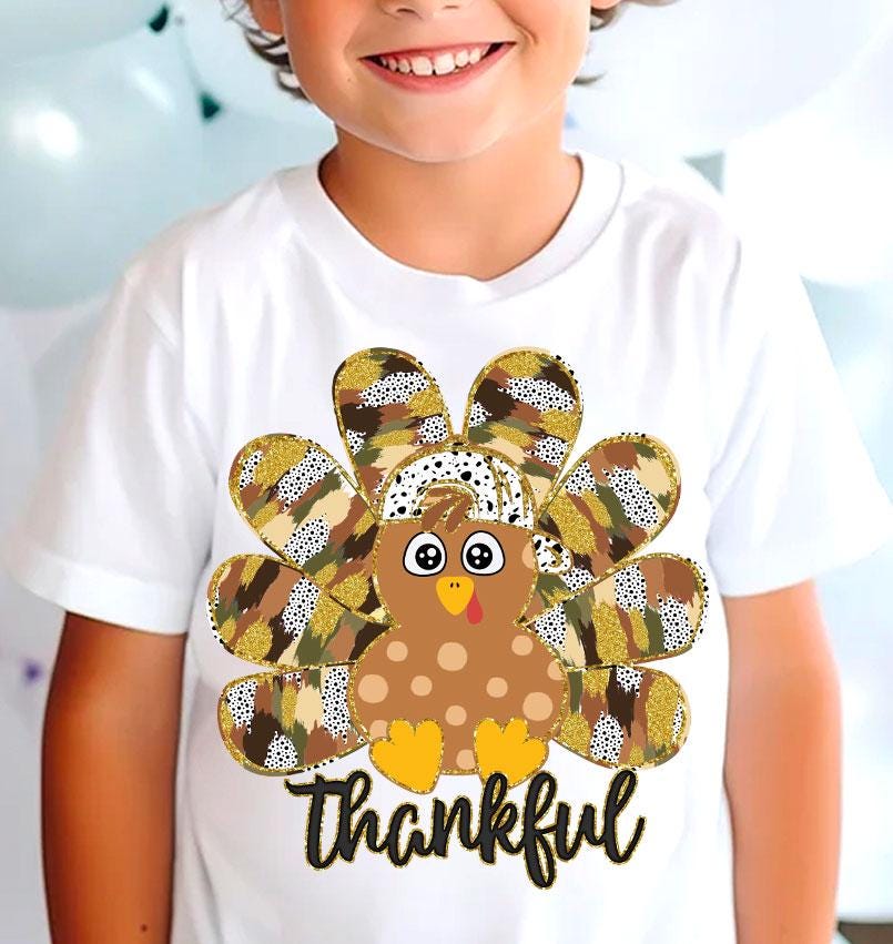 Colorful Coquette Turkey Png, Glitter Boy Girl Turkey Thanksgiving Png, Thankful Png, Dalmatian Dots Bow Fall Png, Hand Drawn, brushstroke SCU