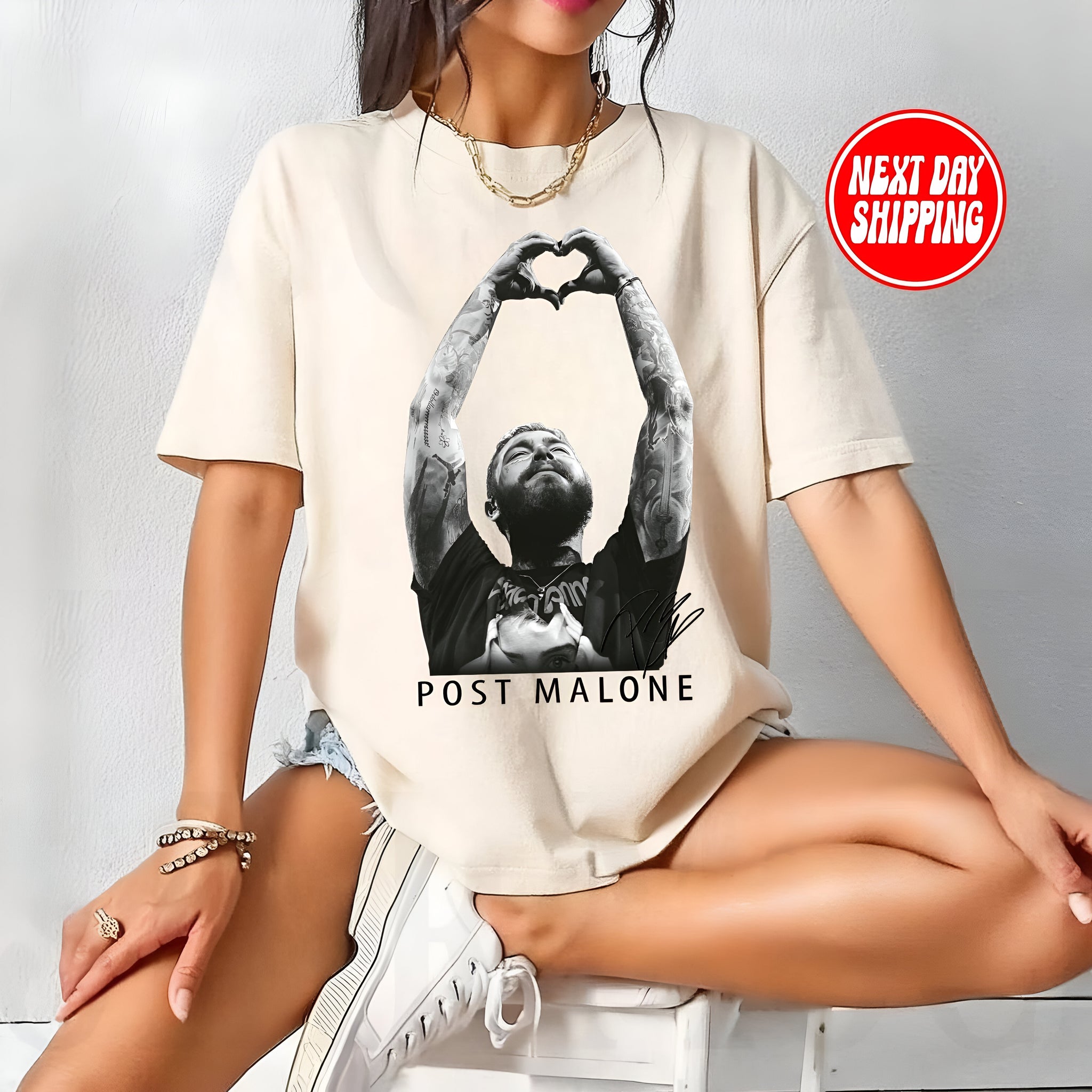   Black Post Malone Music Rap Vintage Graphic Shirt, Post Malone Tour Rapper Gift, Posty Tee, Rapper, Love Rapper Tshirt  MS2007 12