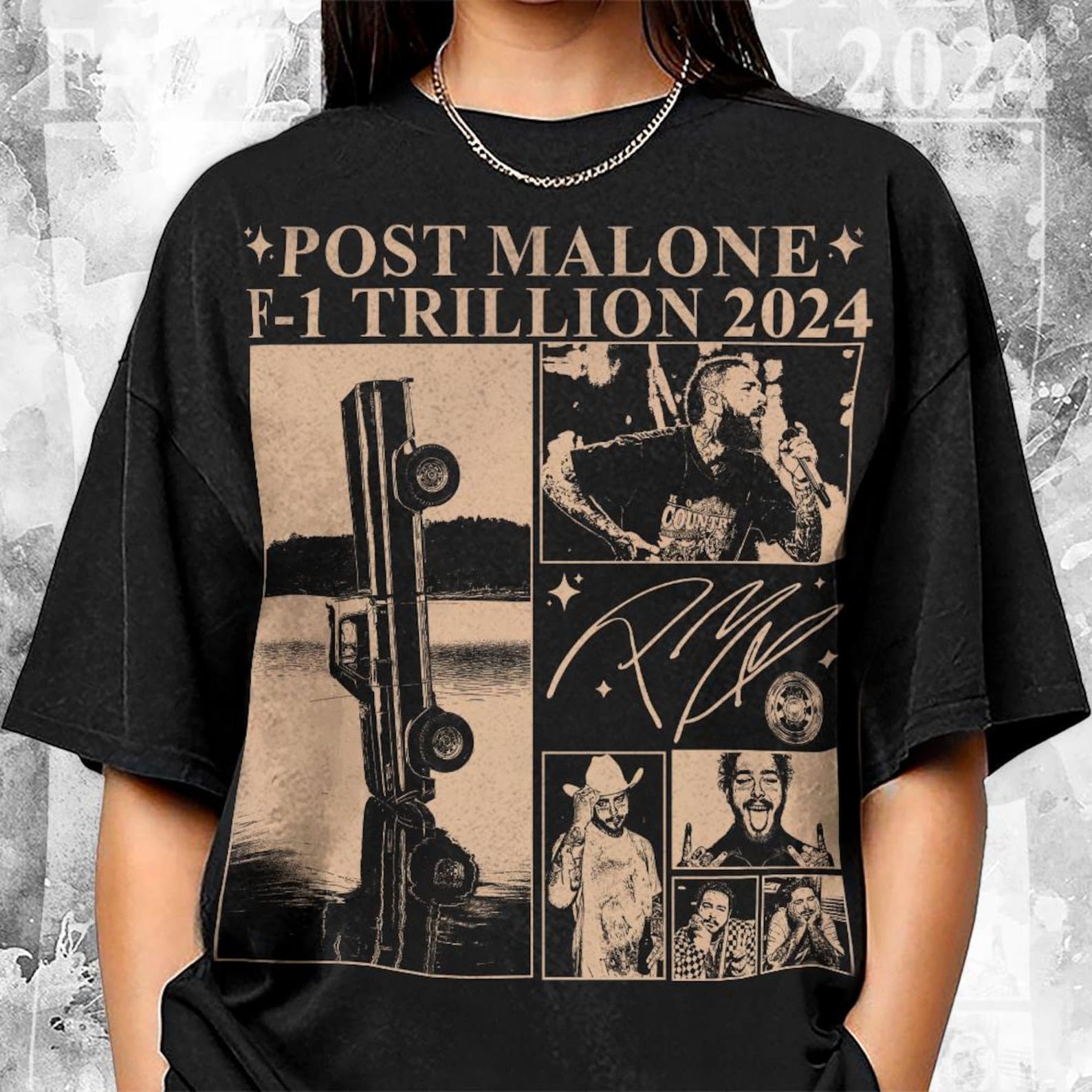 Comfort Color, Vintage Post Malone The F-1 Trillion 90S Shirt, Bootleg Rapper Retro Post Malone Pour Me A Drink's Gift For Man And Woman msich