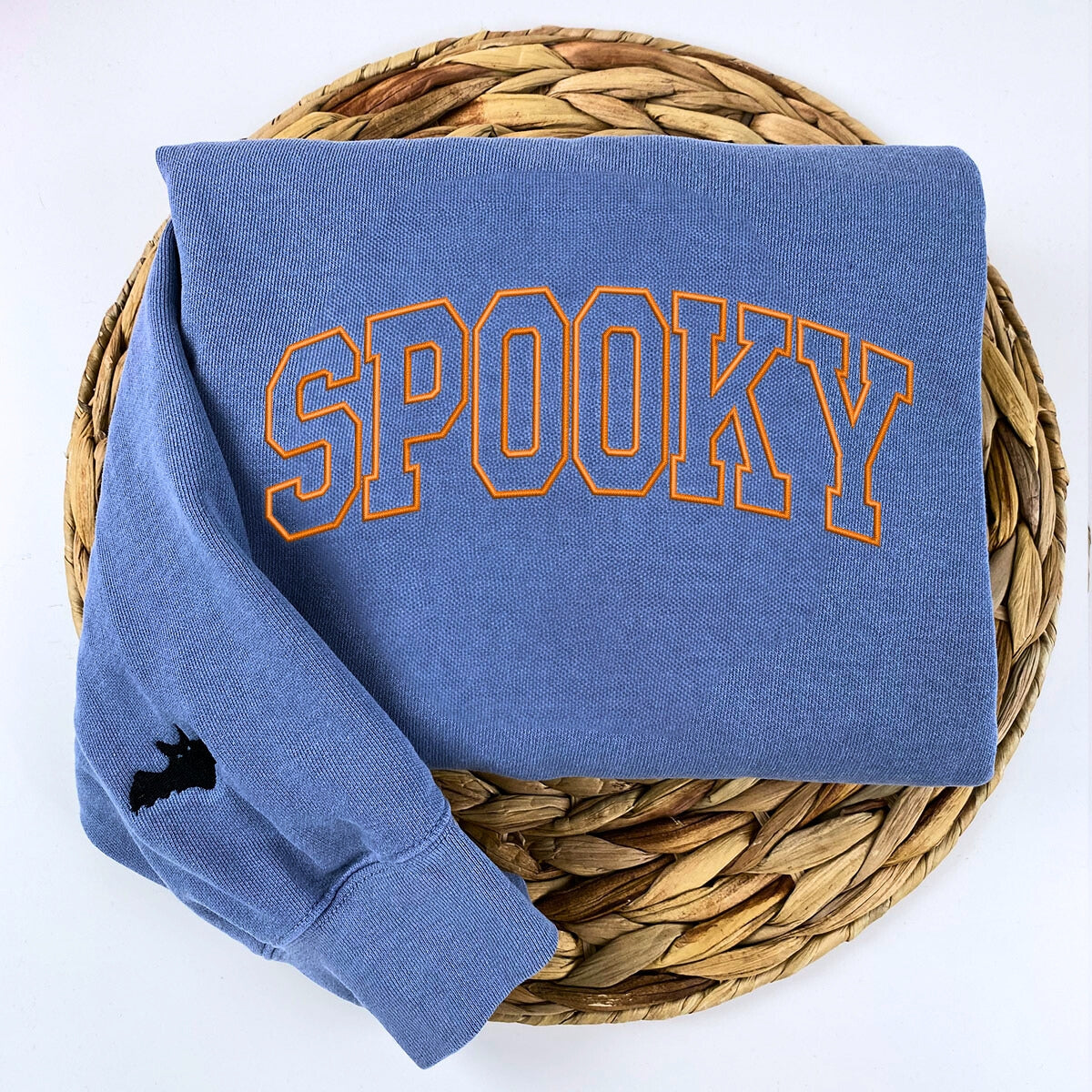 Comfort Colors? Embroidered Boo Spooky Halloween T-Shirt or Sweatshirt EMHA2608