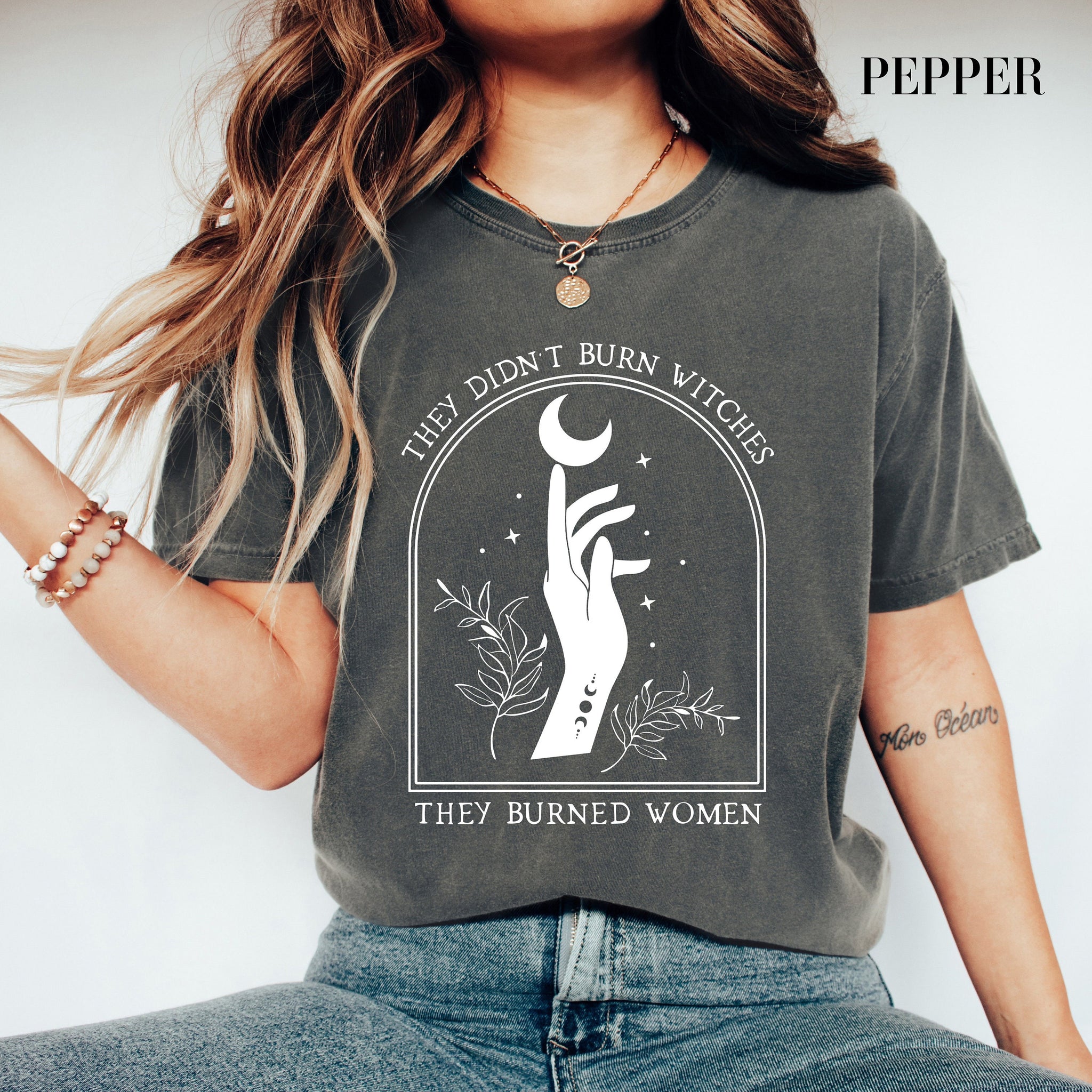  They Didn't Burn Witches They Burned Women Shirt, Feminist Witch Shirt, Bury the Patriarchy, Halloween Feminism Tshirt HW2607 17