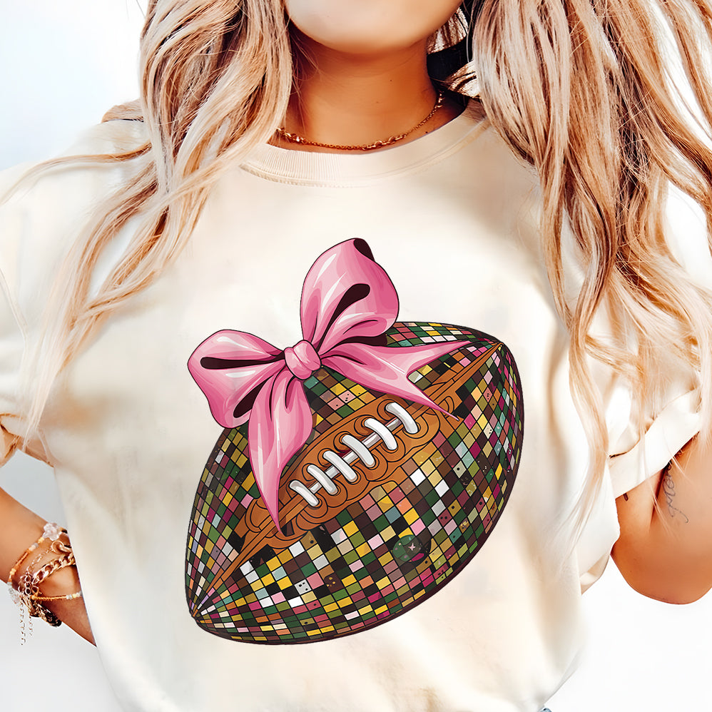 Coquette Football Png, Football Bow Disco Ball Png, Football Mom Png, Game Day V2, Fall Football Png, Football Season Png, Sports Png