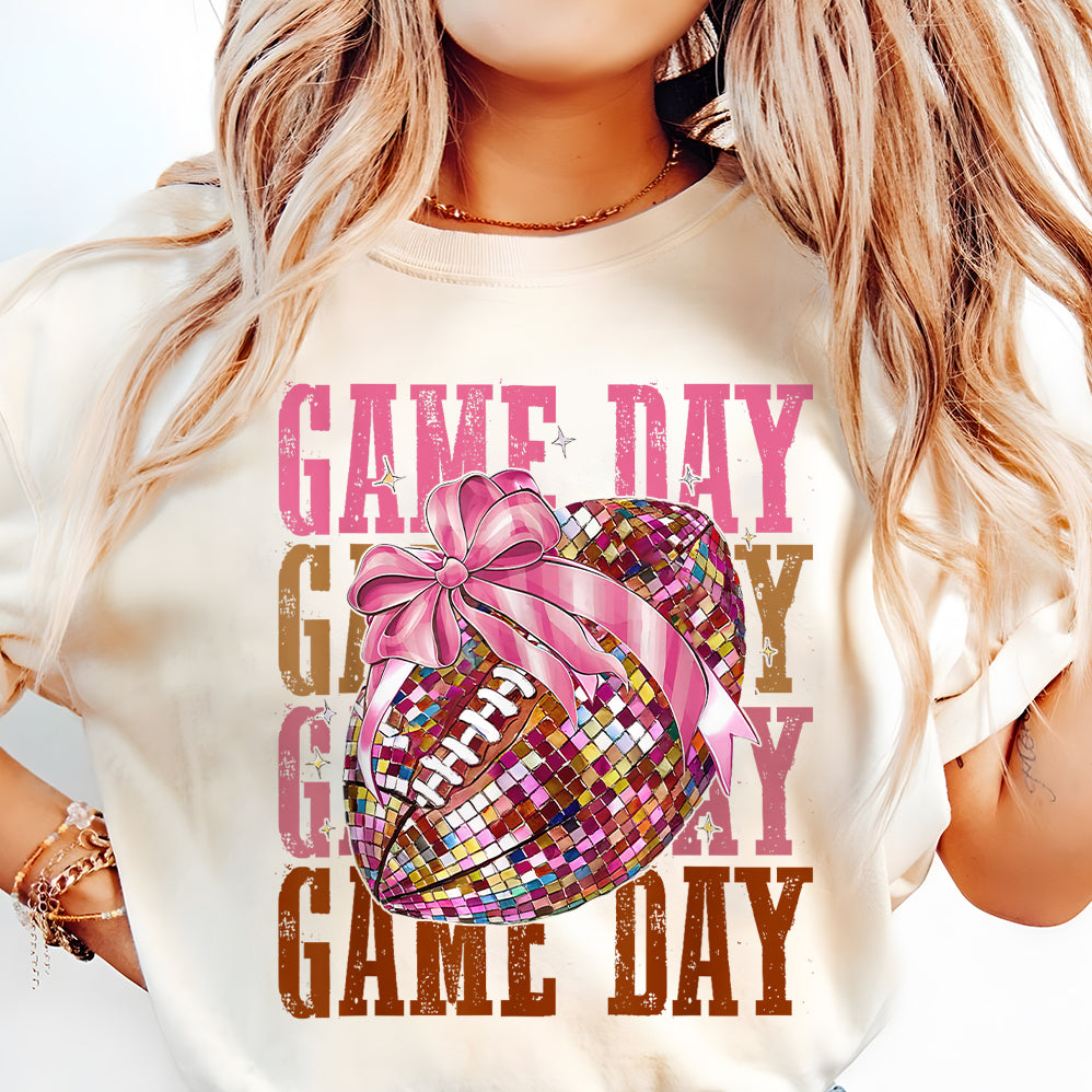 Coquette Football Png, Football Bow Disco Ball Png, Football Mom Png, Game Day V5, Fall Football Png, Football Season Png, Sports Png