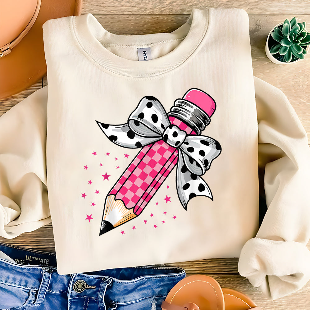 Coquette School Shirt,Back To School Shirts,Teacher Coquette Pink Bow T-Shirt,Cute Teacher Gift V13,First Day of School Tee,Teacher Appreciation