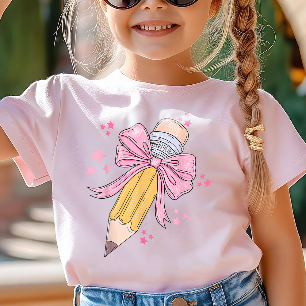 Coquette School Shirt,Back To School Shirts,Teacher Coquette Pink Bow T-Shirt,Cute Teacher Gift V14,First Day of School Tee,Teacher Appreciation