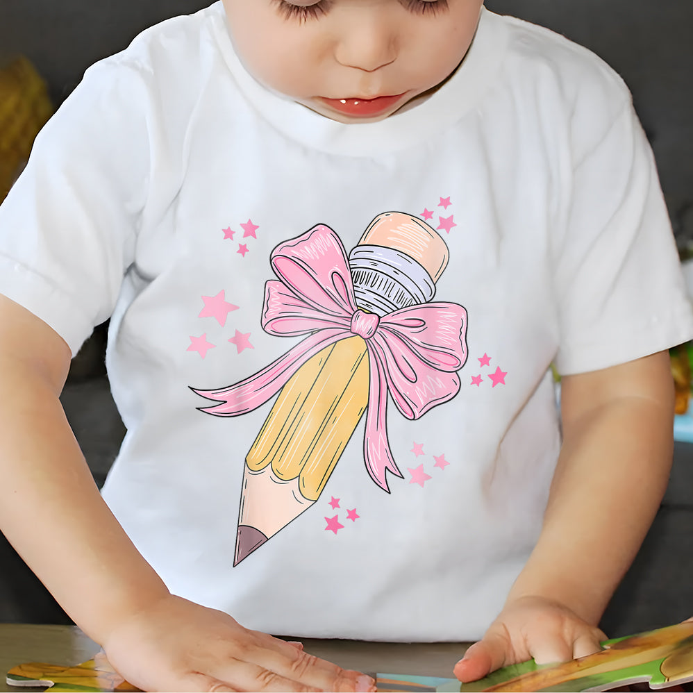 Coquette School Shirt,Back To School Shirts,Teacher Coquette Pink Bow T-Shirt,Cute Teacher Gift V14,First Day of School Tee,Teacher Appreciation