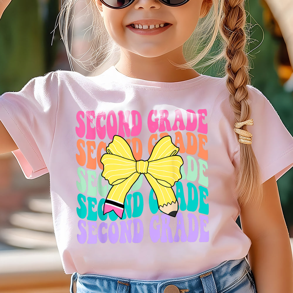 Coquette School Shirt,Back To School Shirts,Teacher Coquette Pink Bow T-Shirt,Cute Teacher Gift V6,First Day of School Tee,Teacher Appreciation