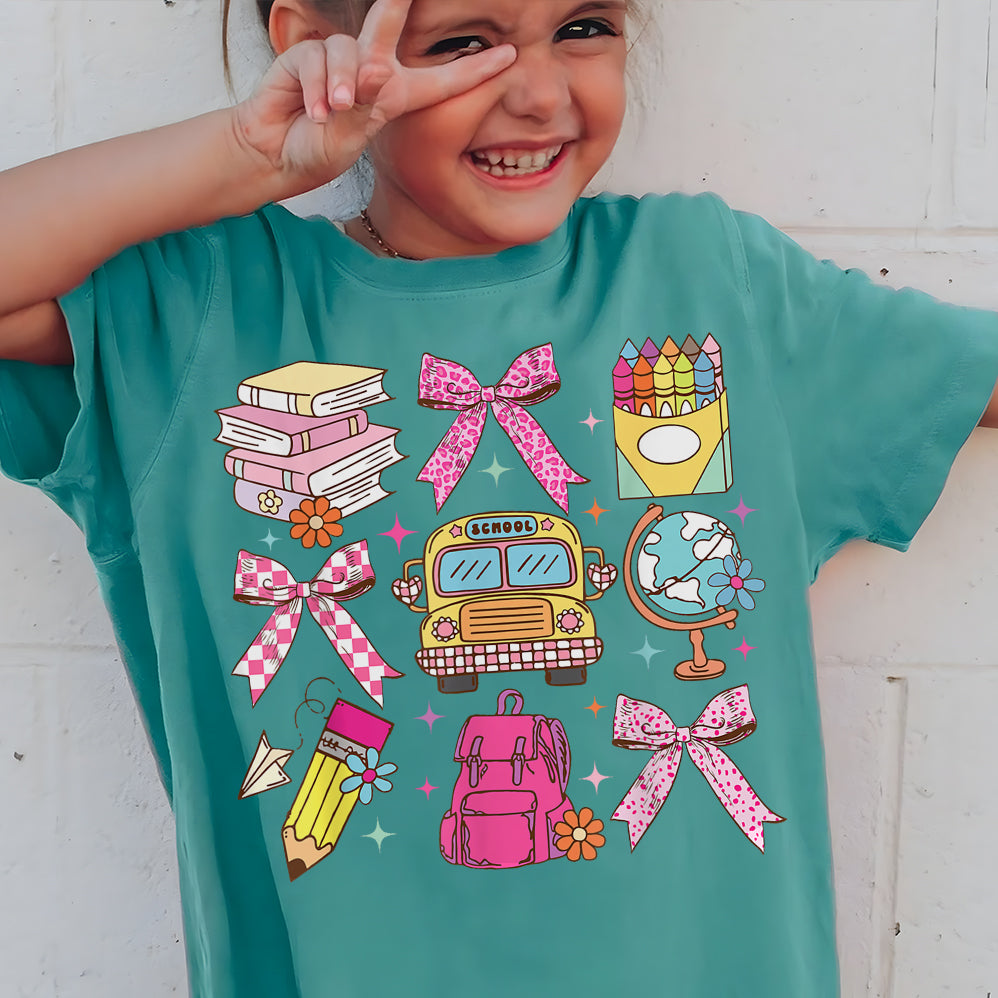 Coquette School Shirt,Back To School Shirts,Teacher Coquette Pink Bow T-Shirt,Cute Teacher Gift V7,First Day of School Tee,Teacher Appreciation