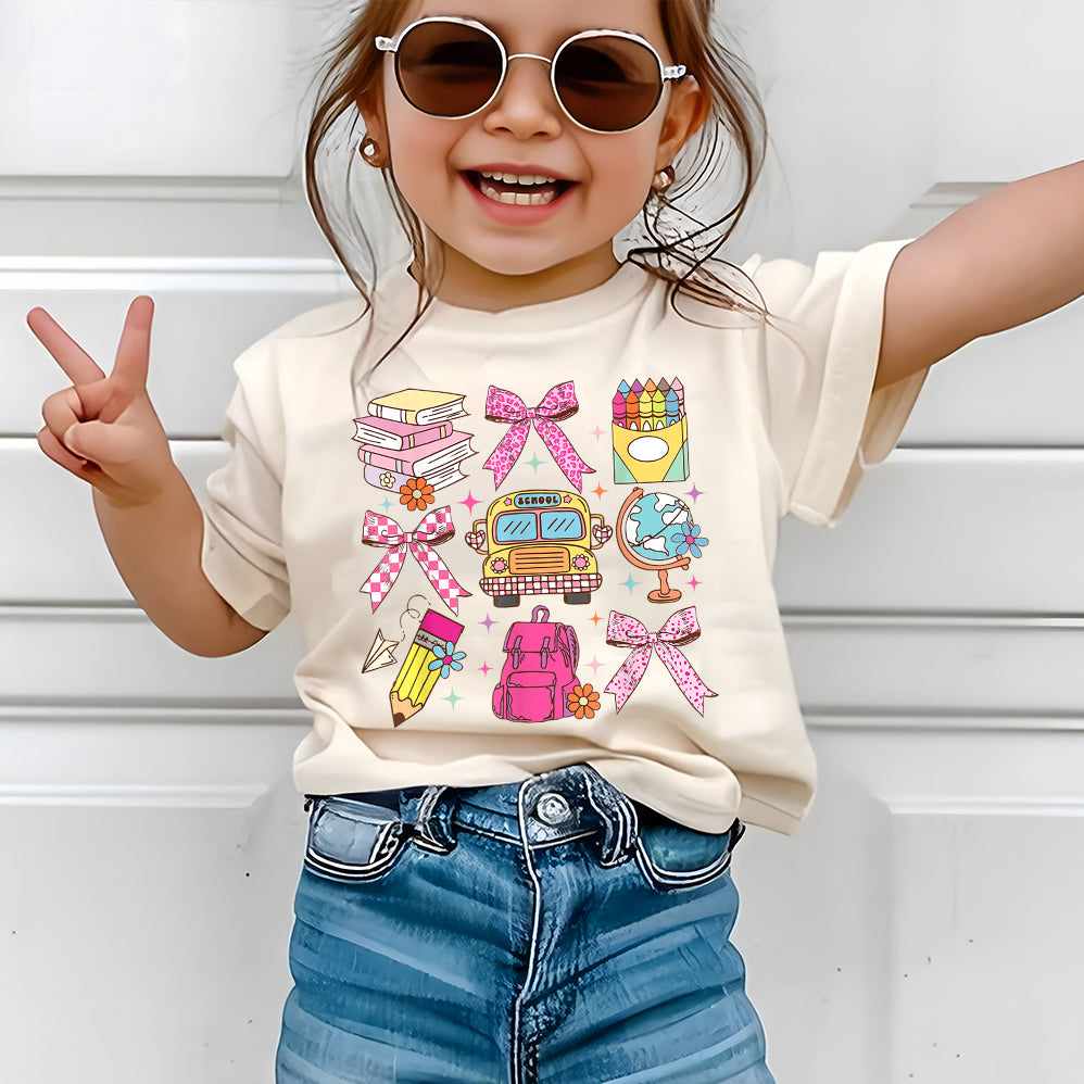 Coquette School Shirt,Back To School Shirts,Teacher Coquette Pink Bow T-Shirt,Cute Teacher Gift V7,First Day of School Tee,Teacher Appreciation