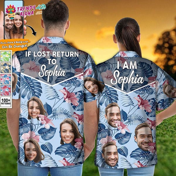 Couple Funny Tropical Style Custom Photo ? Hawaiian Shirt ? Personalized Photo Gifts Hawaiian Shirt hacus1