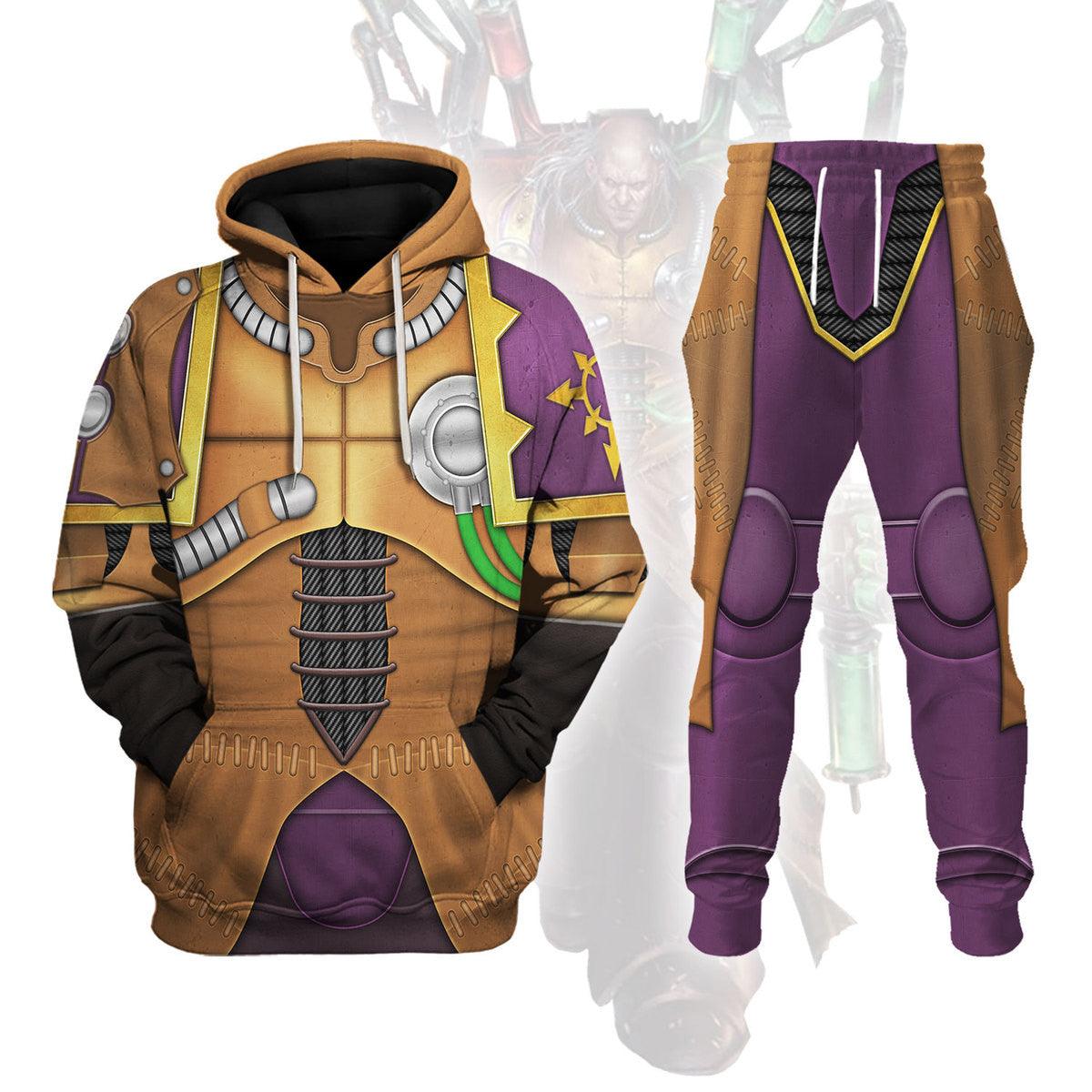 Creations Of Bile Warhammer Costume Hoodie Jogger,Creations Of Bile Space Marines Cosplay 3D Hoodie Pants, Warhammer 3D Tracksuit, Warhammer Game Outfit TQT2