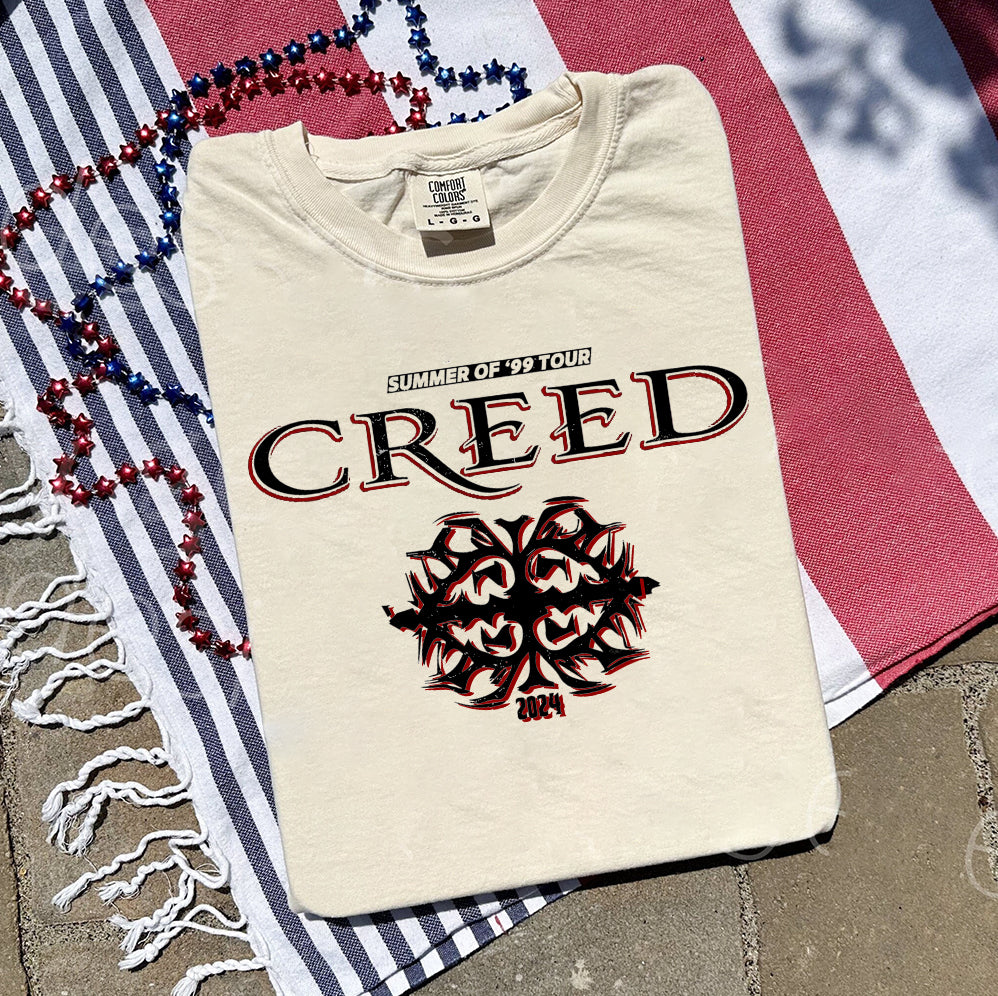 Creed Band Bootleg T-Shirt, Creed Band Fan Gift Shirt, Creed 2024 Tour Shirt, Rock Band Creed Graphic Shirt, Trending Shirt T