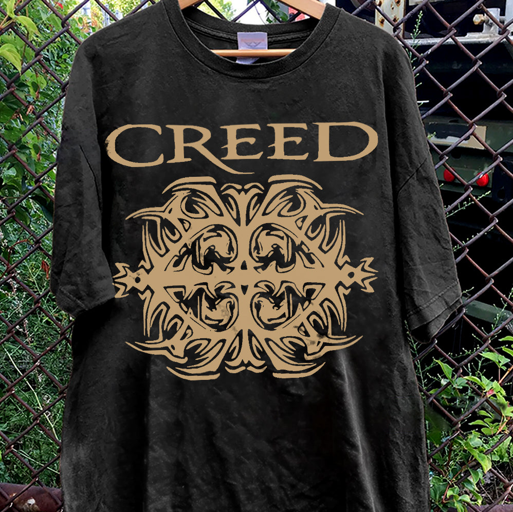 Creed Band Bootleg T-Shirt, Creed Band Fan Gift Shirt, Creed 2024 Tour Shirt, Rock Band Creed Graphic Shirt, V2 Trending Shirt T