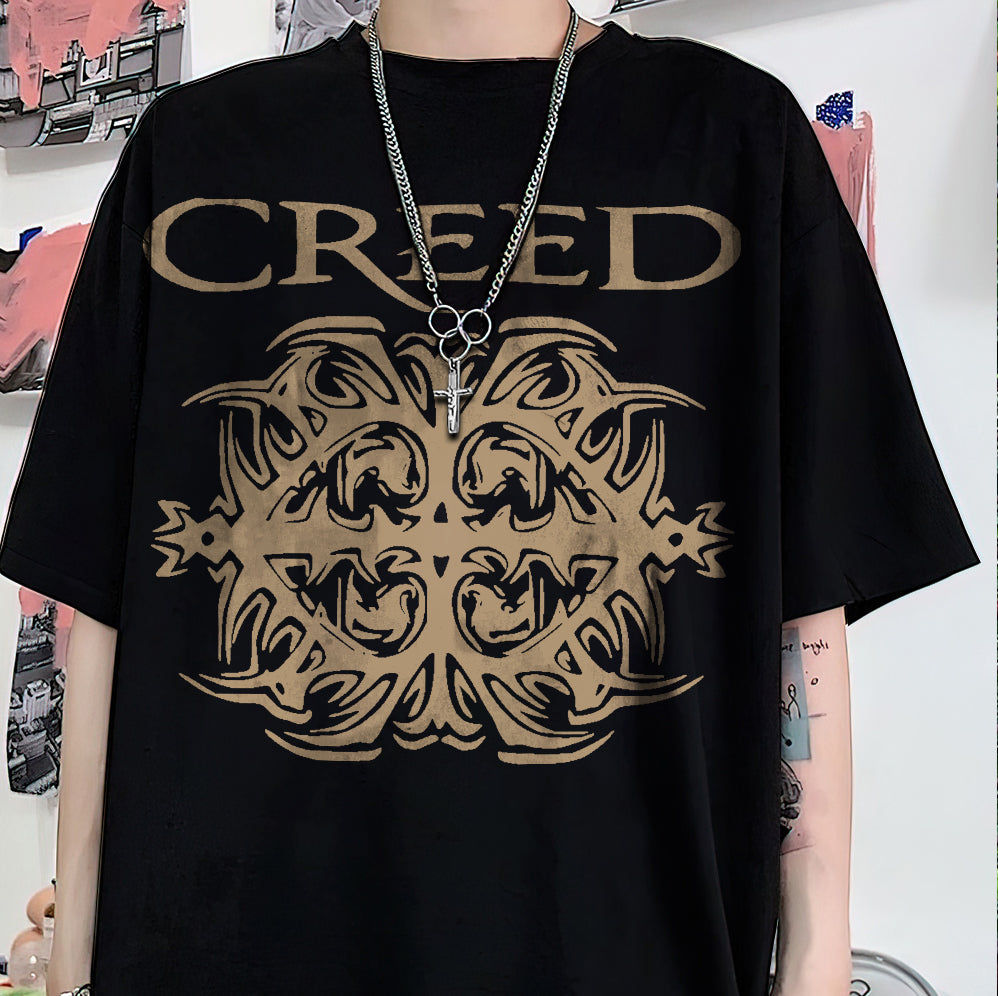 Creed Band Bootleg T-Shirt, Creed Band Fan Gift Shirt, Creed 2024 Tour Shirt, Rock Band Creed Graphic Shirt, V2 Trending Shirt T