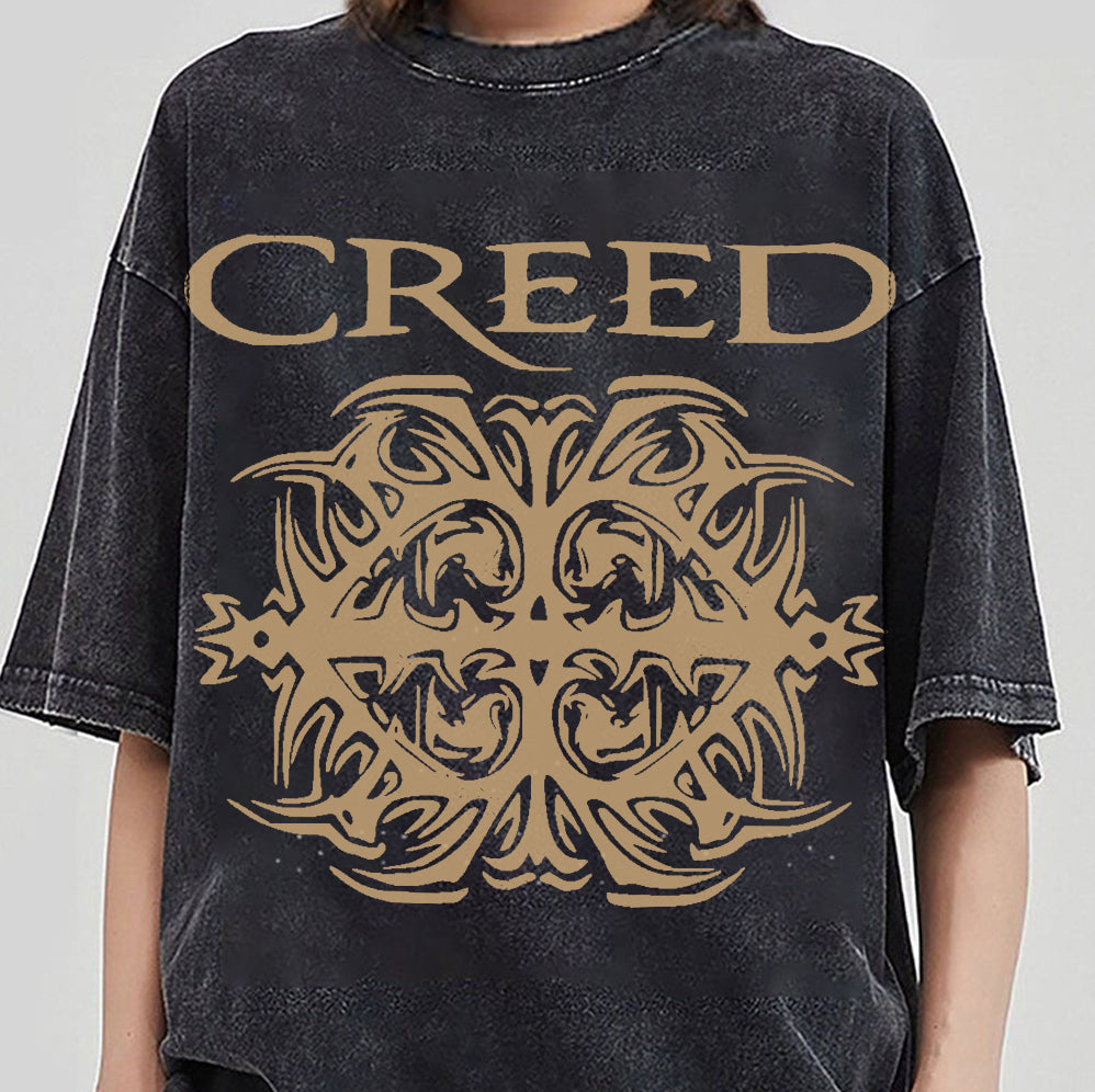 Creed Band Bootleg T-Shirt, Creed Band Fan Gift Shirt, Creed 2024 Tour Shirt, Rock Band Creed Graphic Shirt, V2 Trending Shirt T