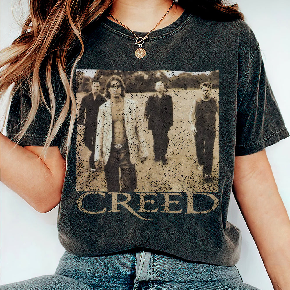 Creed Band Bootleg T-Shirt, Creed Band Fan Gift Shirt, Creed 2024 Tour Shirt, Rock Band Creed Graphic Shirt, V3 Trending Shirt T