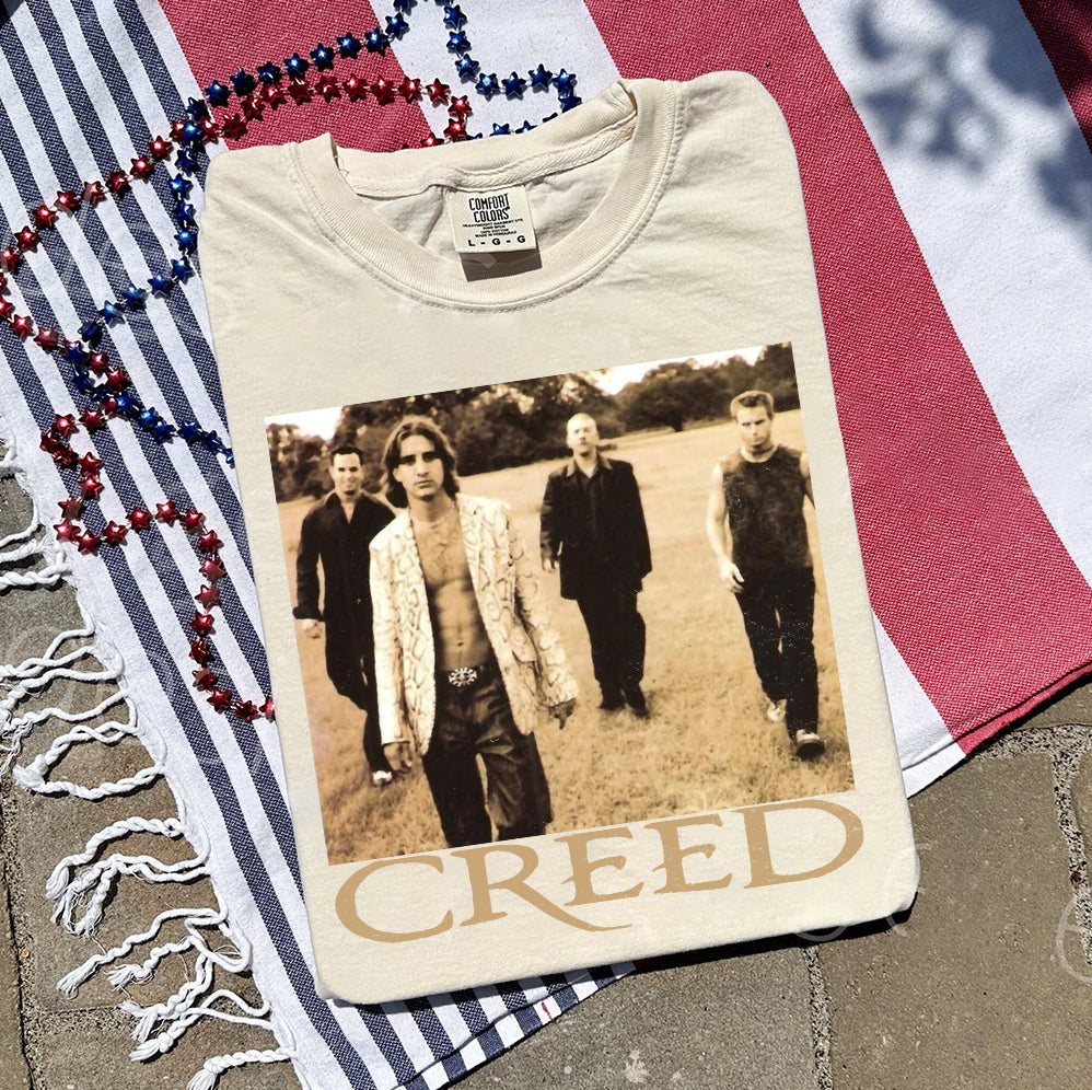 Creed Band Bootleg T-Shirt, Creed Band Fan Gift Shirt, Creed 2024 Tour Shirt, Rock Band Creed Graphic Shirt, V3 Trending Shirt T