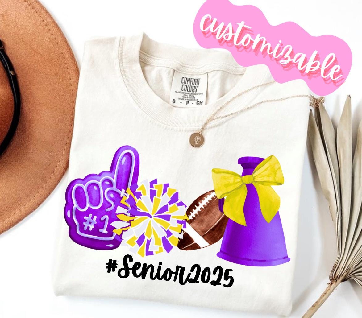 Custom Football Bow School Spirit Tee, Football Mom, Football Grandparent, Cheer Mom, Cheerleader gift, Coquette bow Mascot, Football Bow 1 FB2308