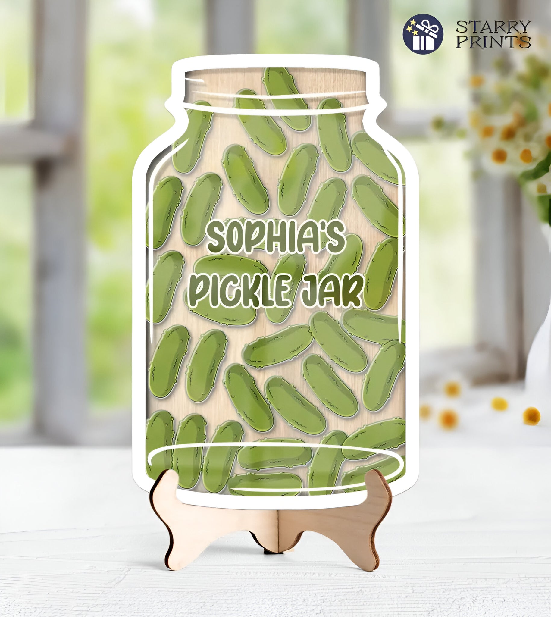 Custom Magnetic Reward Jar For Classrooms With Pickle Tokens- Self Help Motivational Goal Tracker Rejar