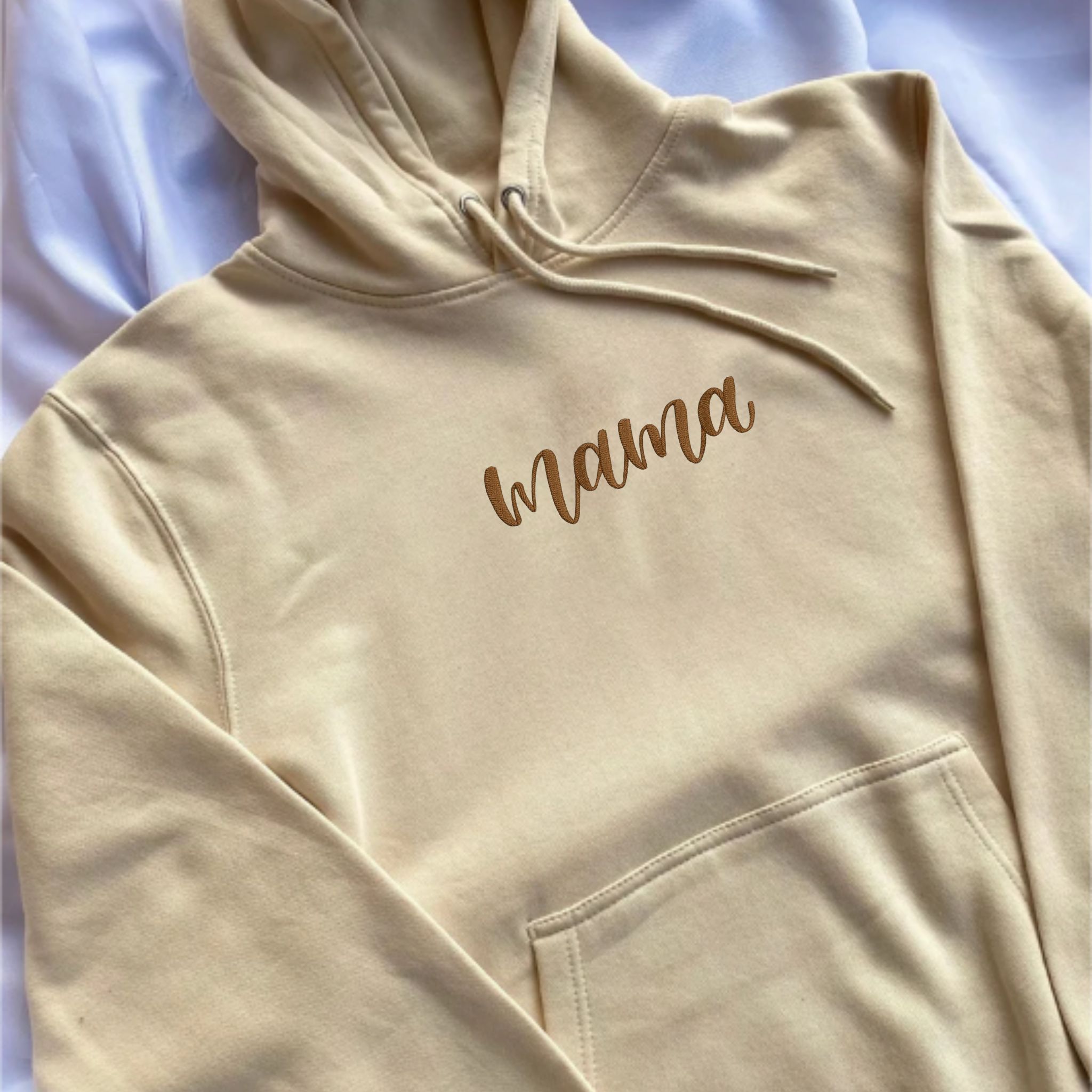 Custom Mama Embroidered Hoodie, Personalized Kid Name On The Sleeve, Gift For Mother Day's em1